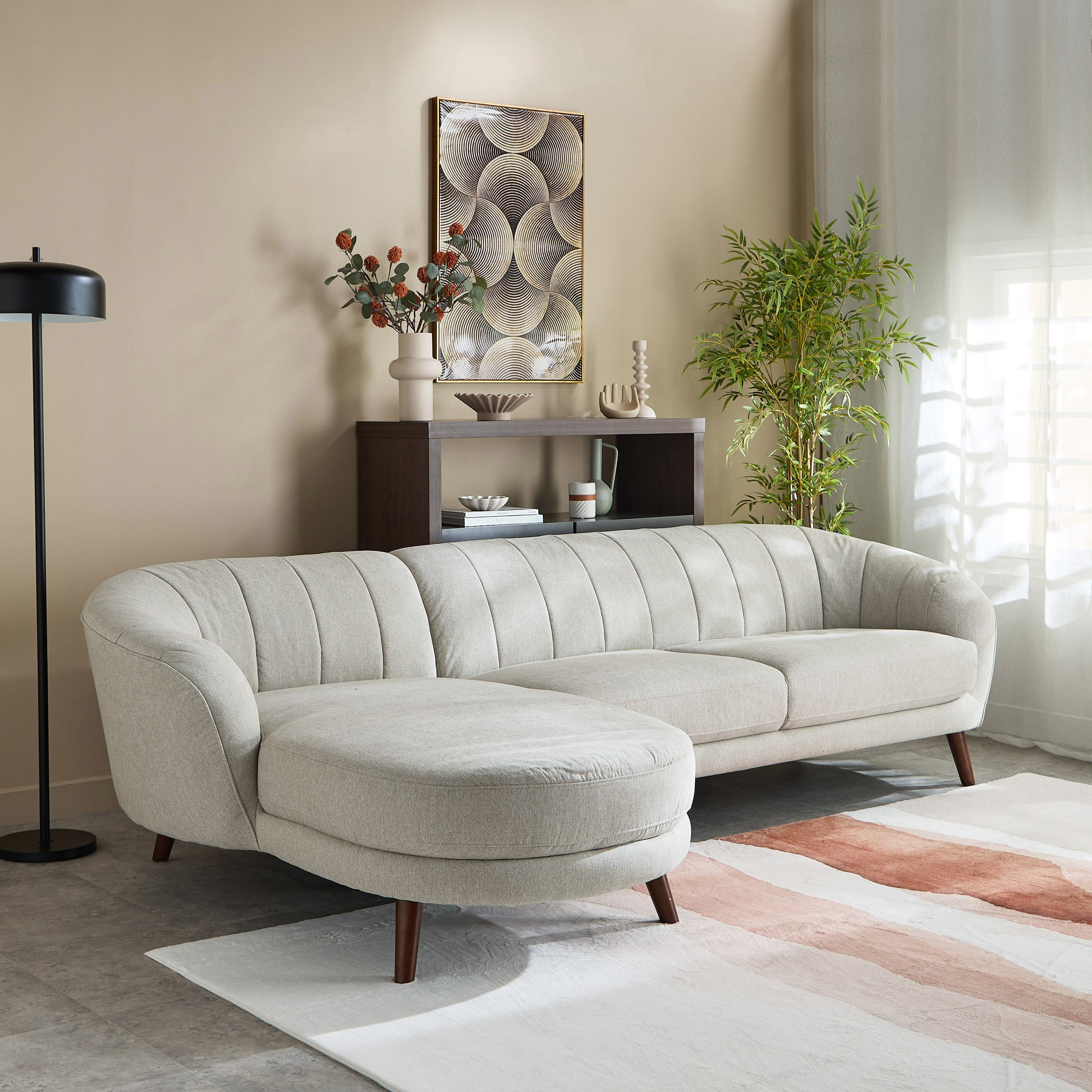 Benjamin 4-Seater Fabric Left Corner Sofa-hbxlivingroom-sofasandarmchairs-cornersofas-image-1