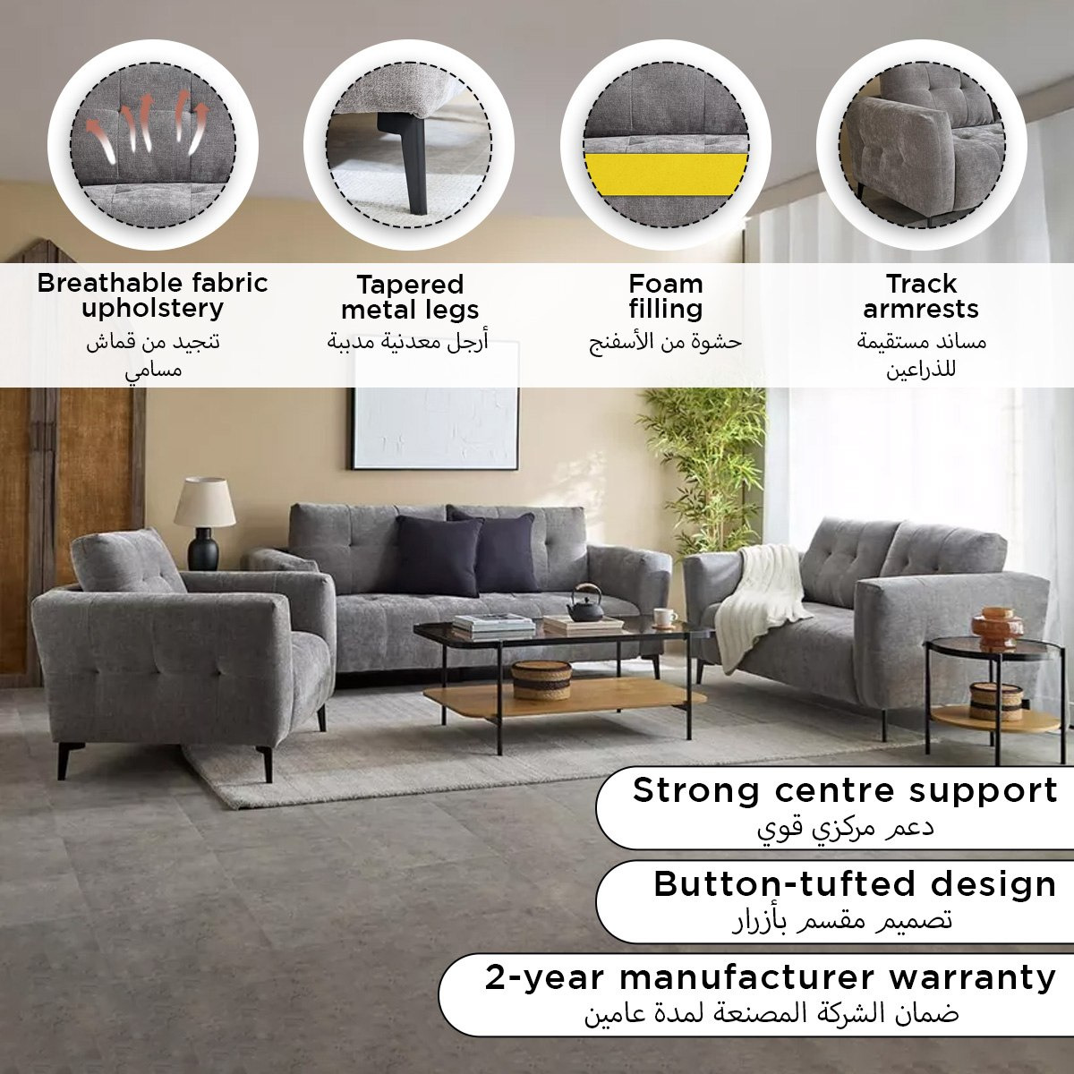 Europe 3-Seater Fabric Sofa-hbxlivingroom-sofasandarmchairs-sofas-image-12