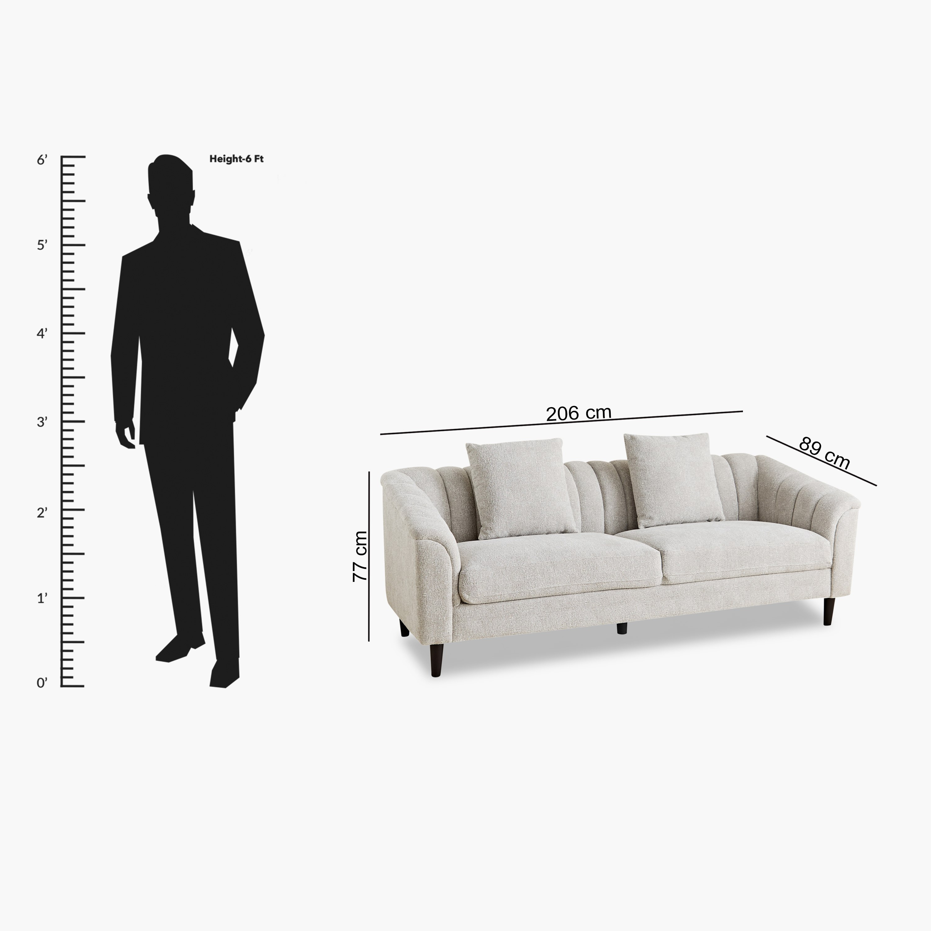 Zeta 3-Seater Fabric Sofa with 2 Cushions-hbxlivingroom-sofasandarmchairs-sofas-image-11