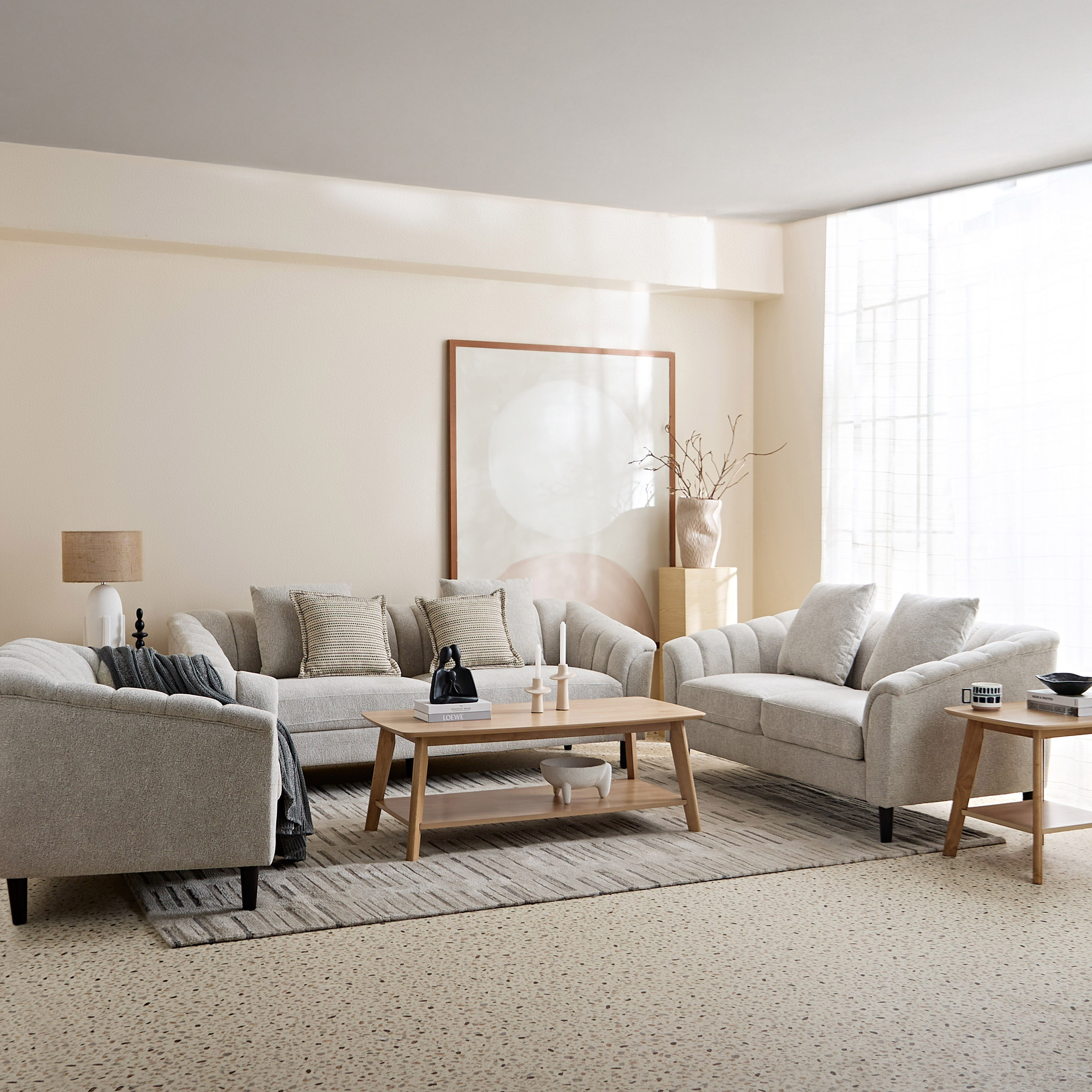 Zeta 3-Seater Fabric Sofa with 2 Cushions-hbxlivingroom-sofasandarmchairs-sofas-image-9