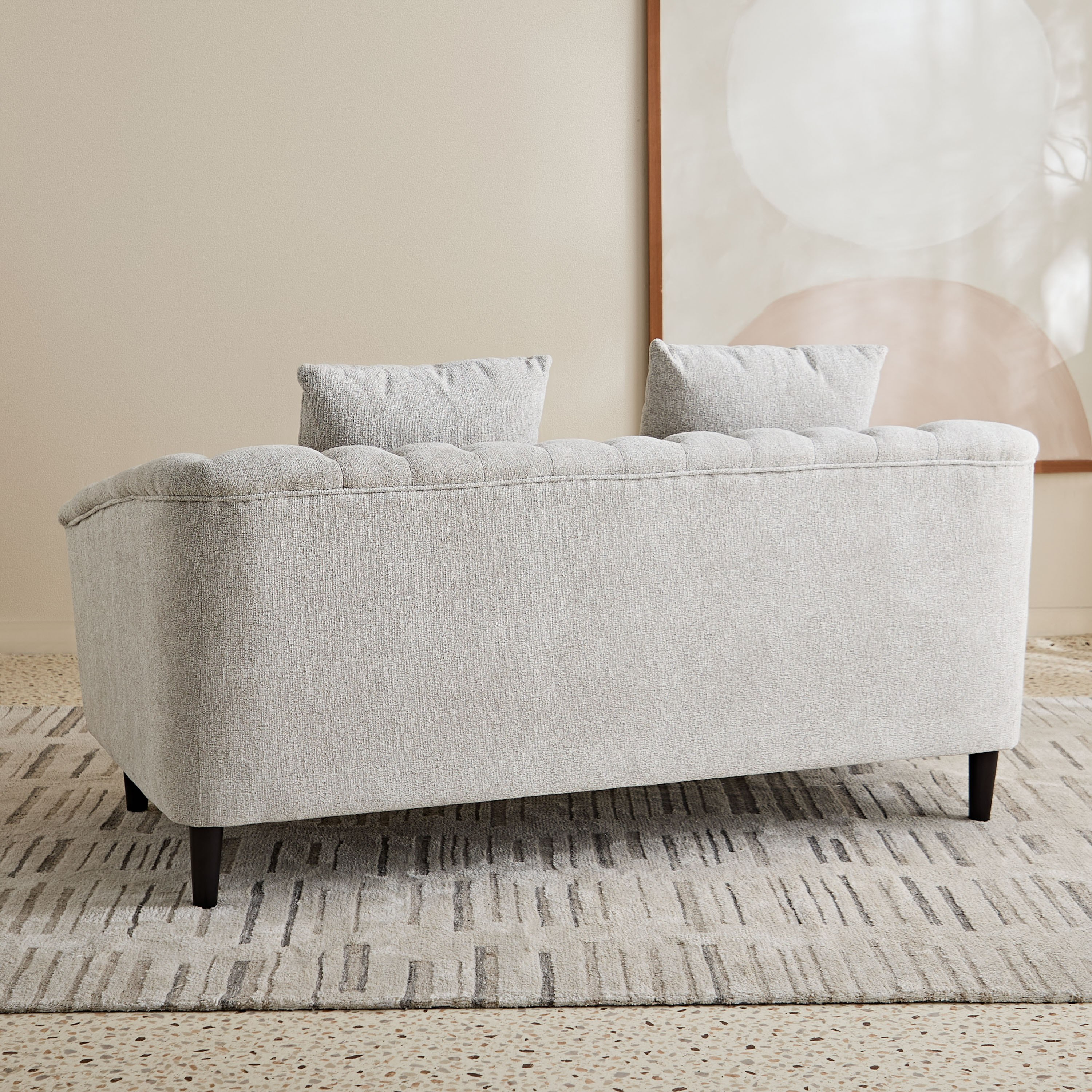Zeta 2-Seater Fabric Sofa with 2 Cushions-hbxlivingroom-sofasandarmchairs-sofas-image-3