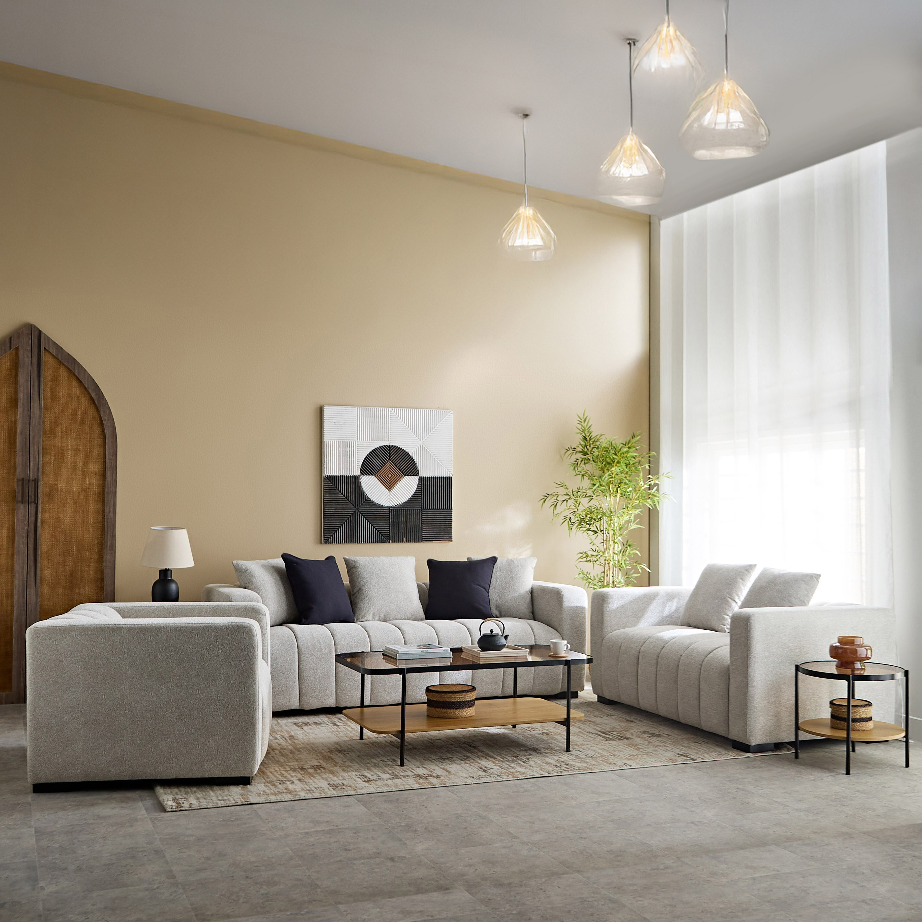 Meadow 3 Seater Fabric Sofa w/ 3 Cushions-hbxlivingroom-sofasandarmchairs-sofas-image-9
