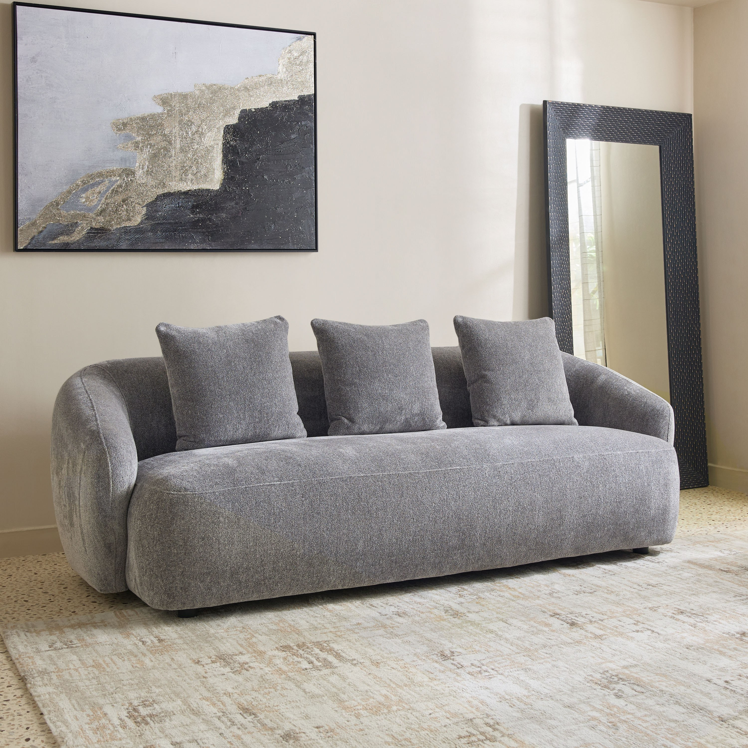 Eduin 3-Seater Fabric Sofa with 3 Cushions-hbxlivingroom-sofasandarmchairs-sofas-image-1
