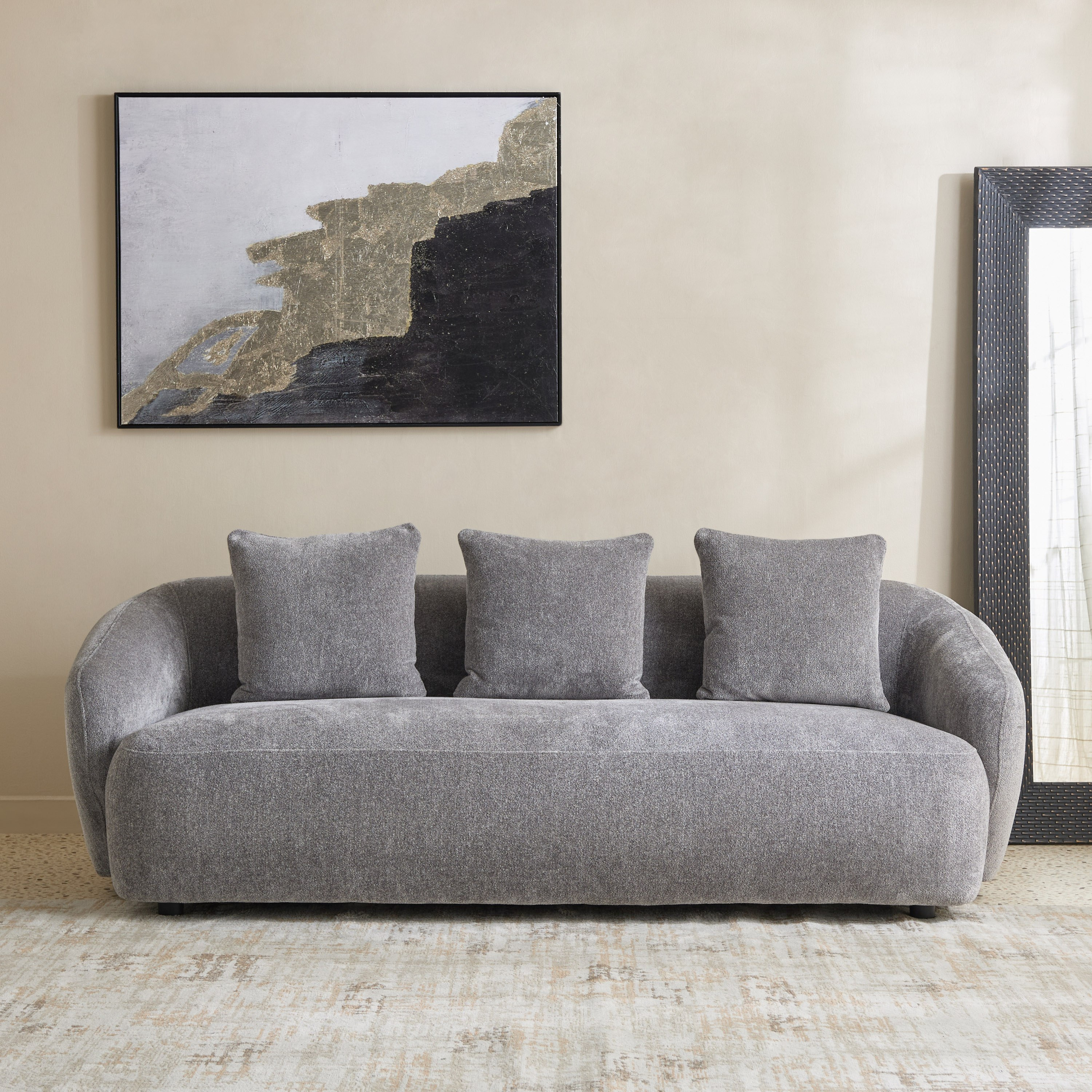 Eduin 3-Seater Fabric Sofa with 3 Cushions-hbxlivingroom-sofasandarmchairs-sofas-image-2