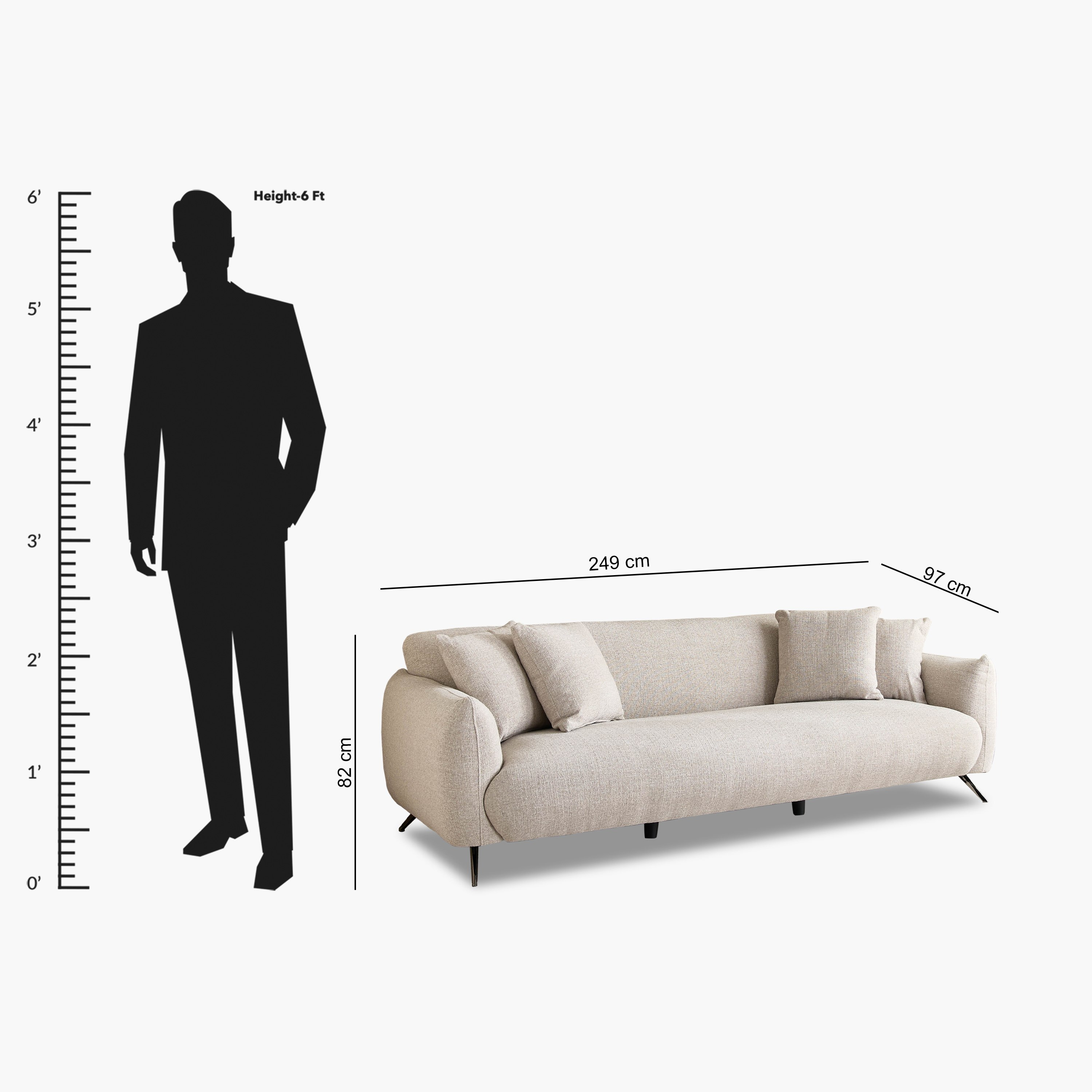 Levante 3-Seater XL Fabric Sofa with 2 Cushions-hbxlivingroom-sofasandarmchairs-sofas-image-11