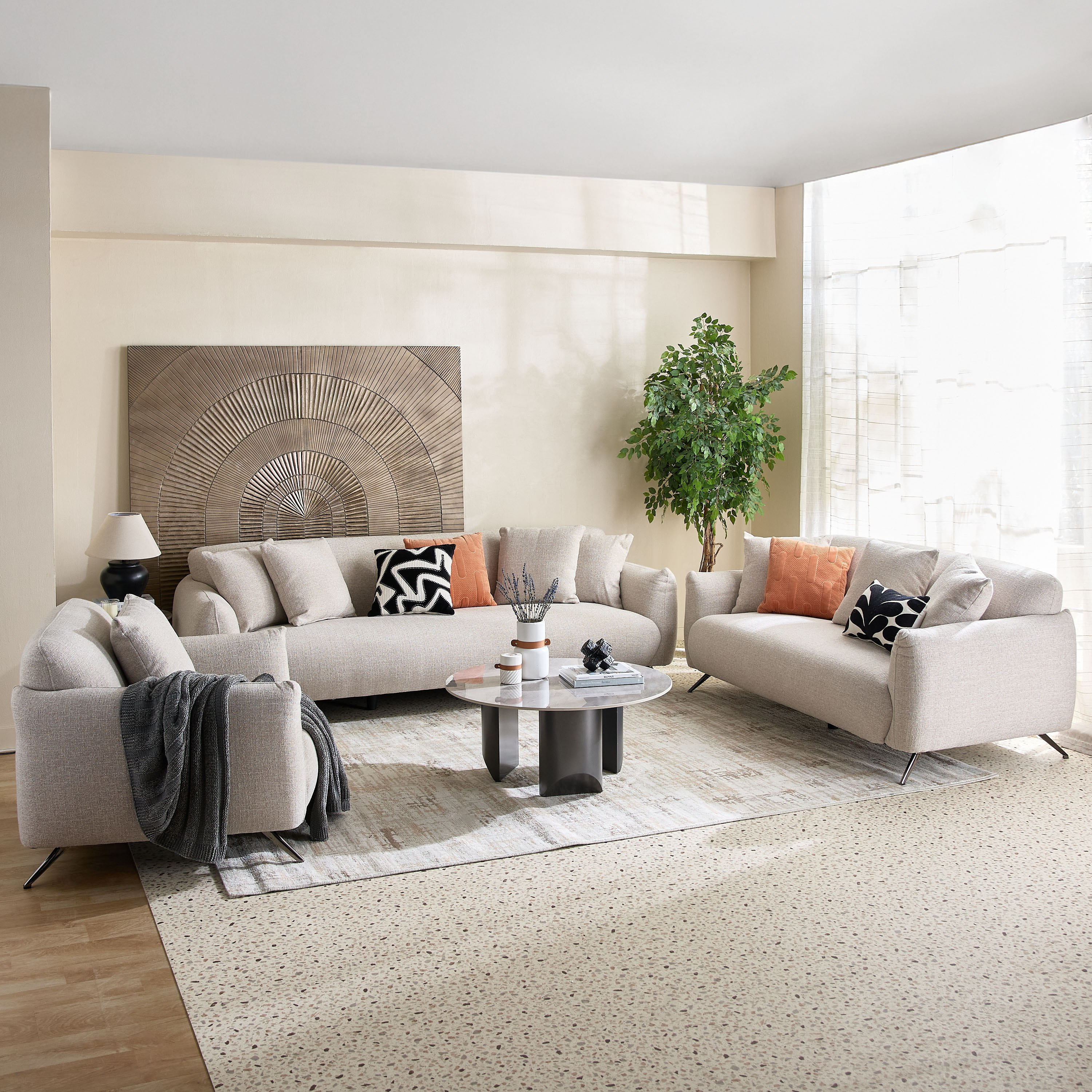 Levante 3-Seater XL Fabric Sofa with 2 Cushions-hbxlivingroom-sofasandarmchairs-sofas-image-9