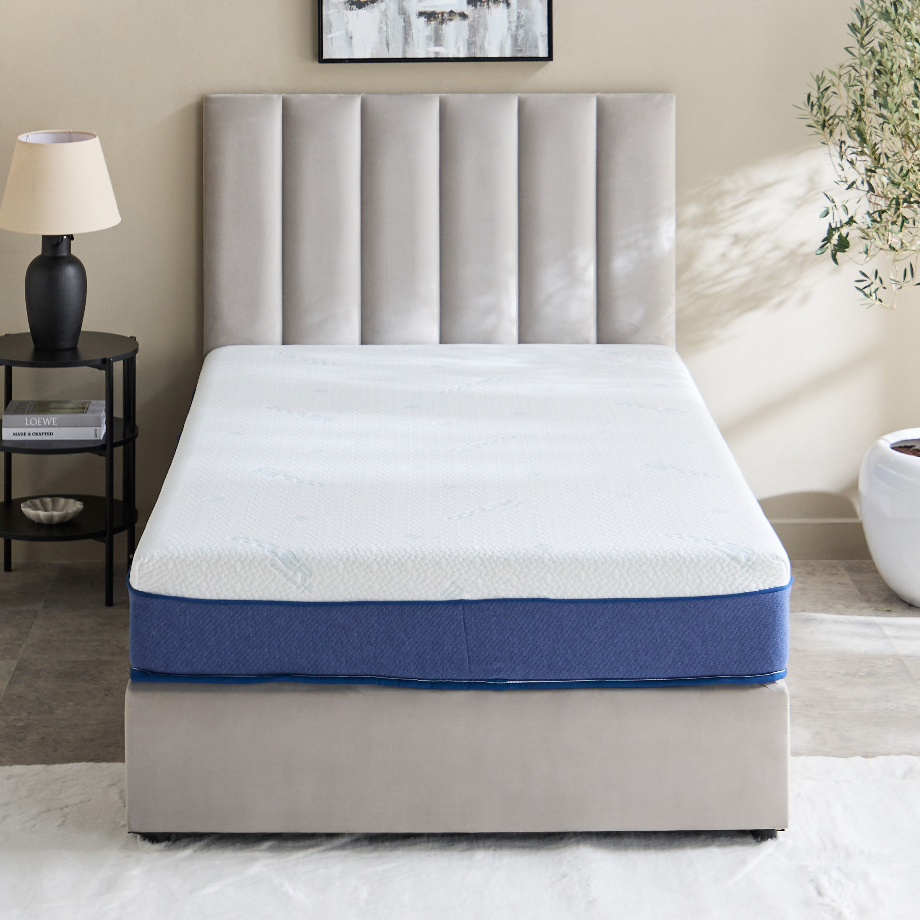 iSleepLuxe iCooltex Cool Gel Pro Visco Memory Foam Pocket Spring Mattress - 120x200x25 cm-hbxfurniture-mattresses-twin-image-3