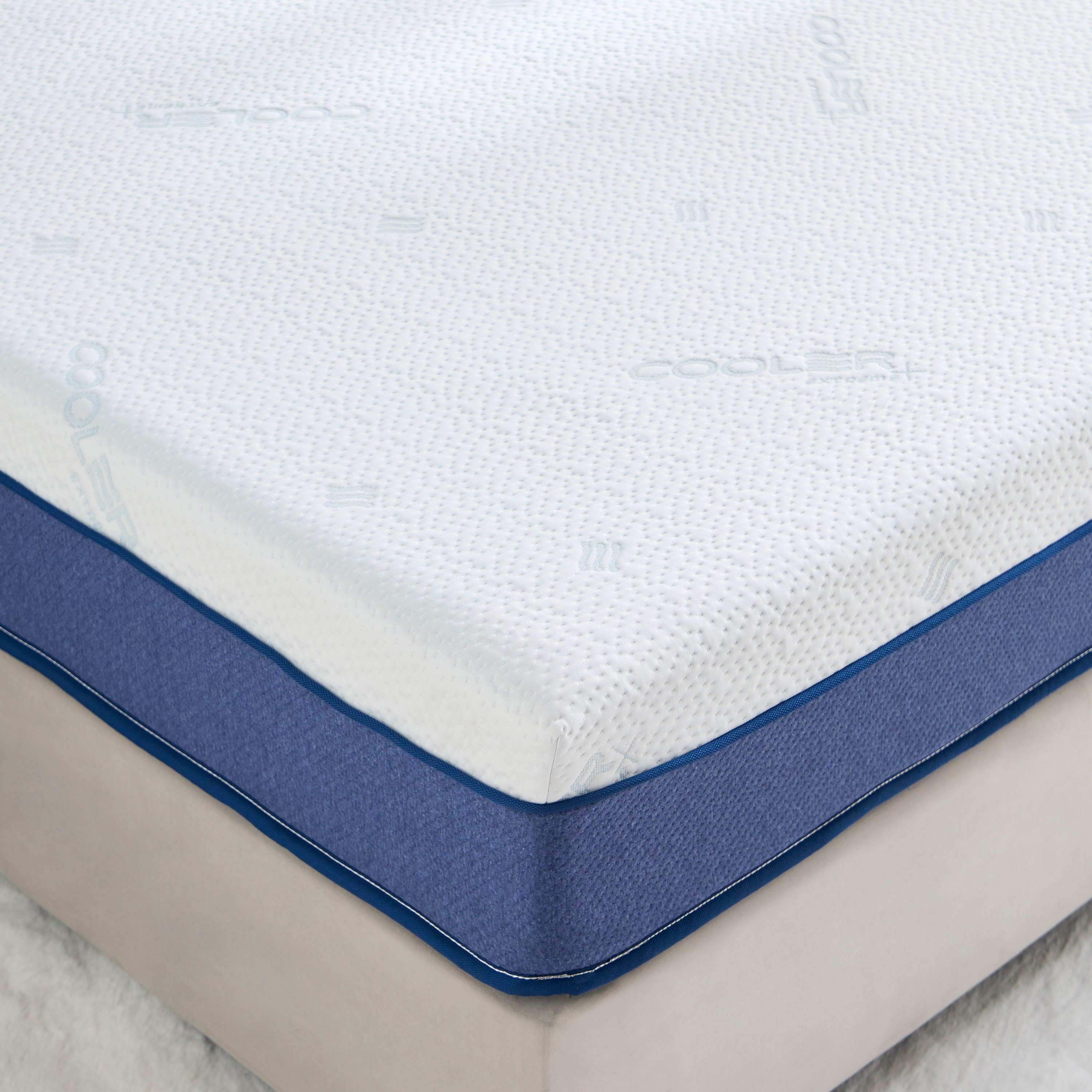iSleepLuxe iCooltex Cool Gel Pro Visco Memory Foam Pocket Spring Mattress - 200x200x25 cm-hbxfurniture-mattresses-superking-image-6