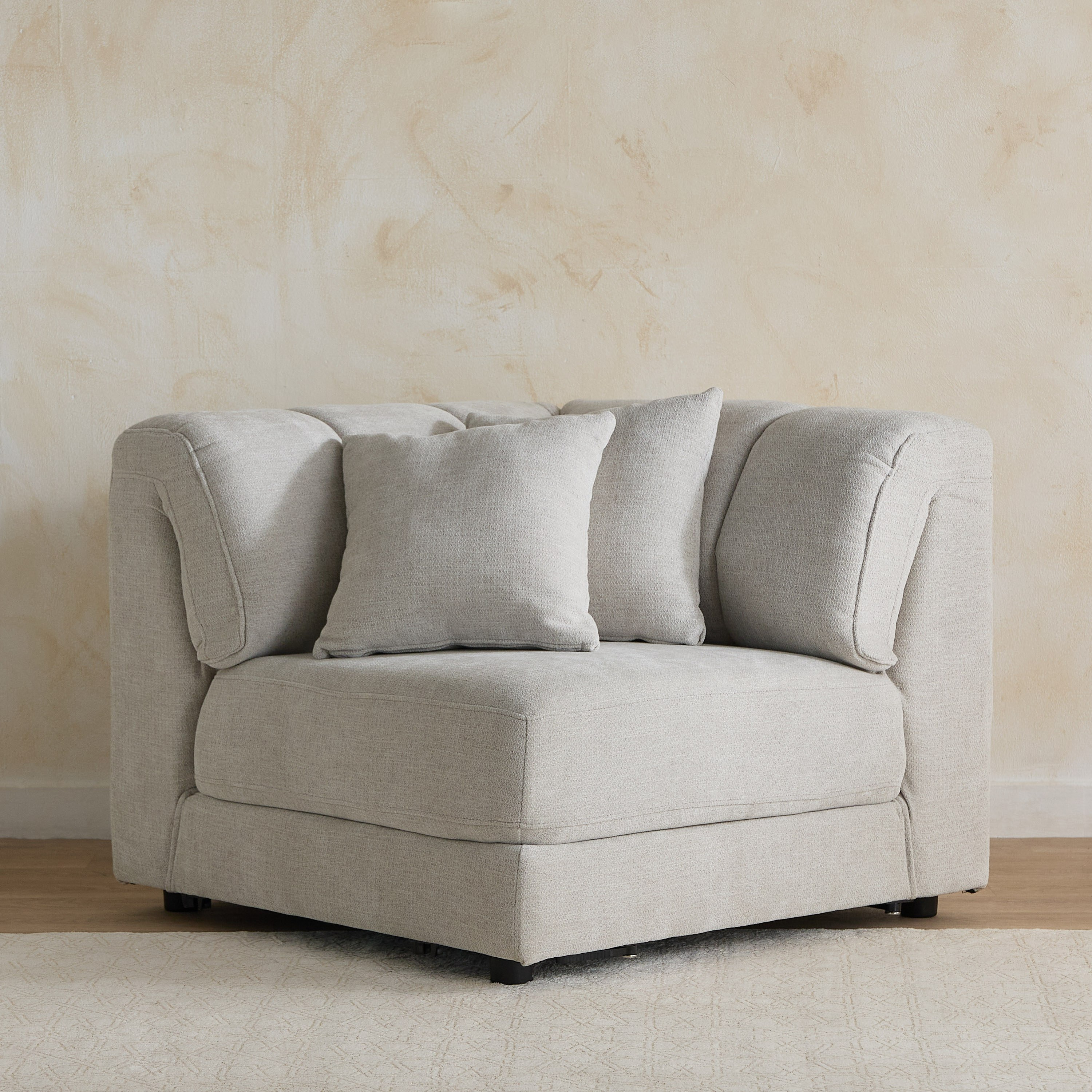 Skive Fabric Corner with 2 Cushions-hbxlivingroom-sofasandarmchairs-modularsofas-image-1