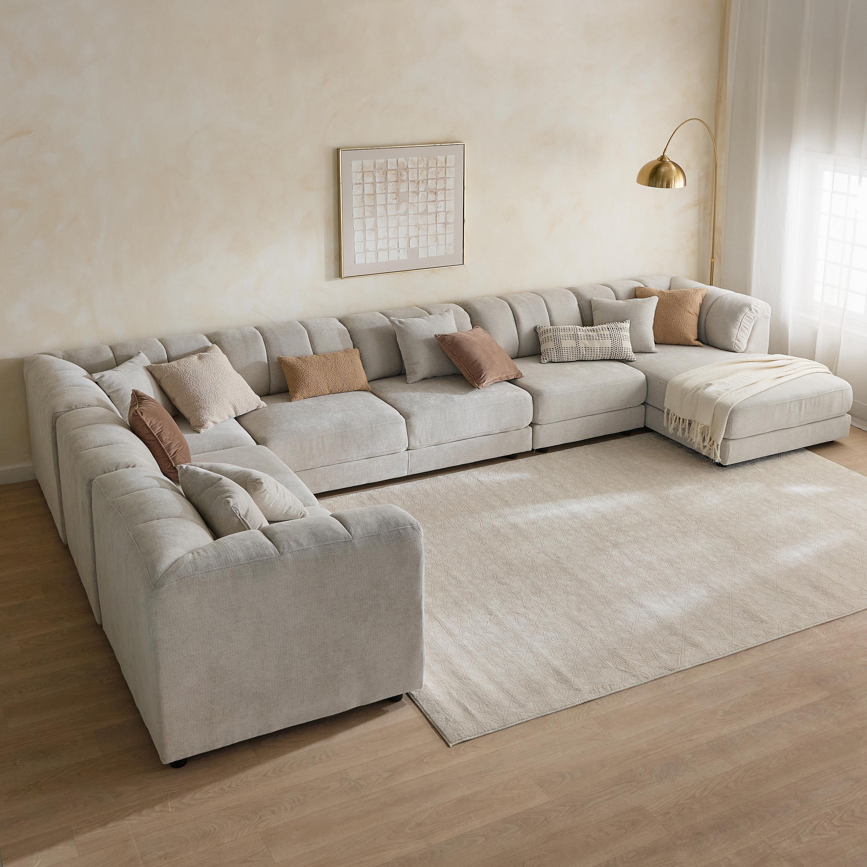 Skive Fabric Corner with 2 Cushions-hbxlivingroom-sofasandarmchairs-modularsofas-image-14