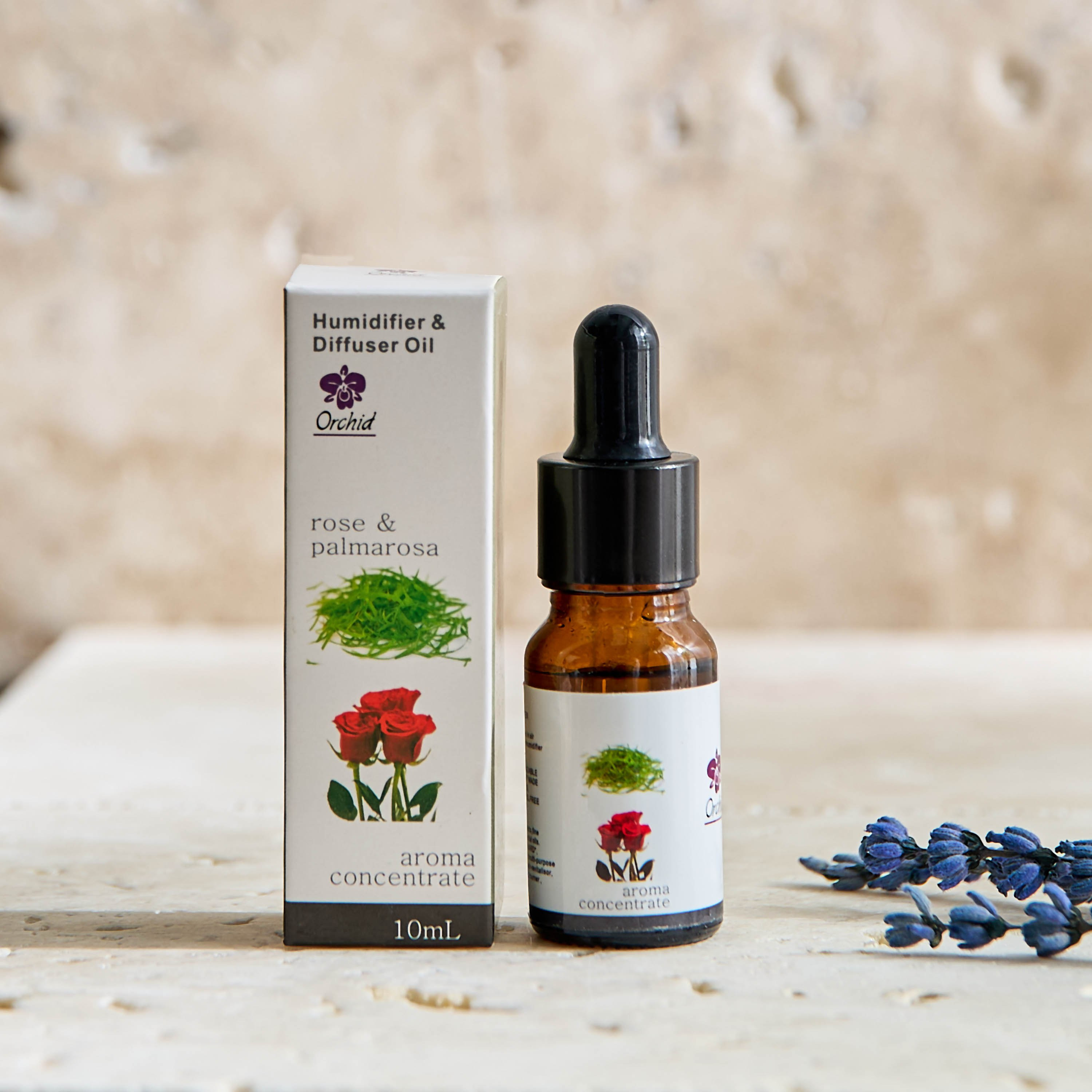 Orchid Rose and Palmarosa Aroma Concentrate Humidifier and Diffuser Oil - 10 ml-hbxbedroom-homefragrance-diffusers-image-2