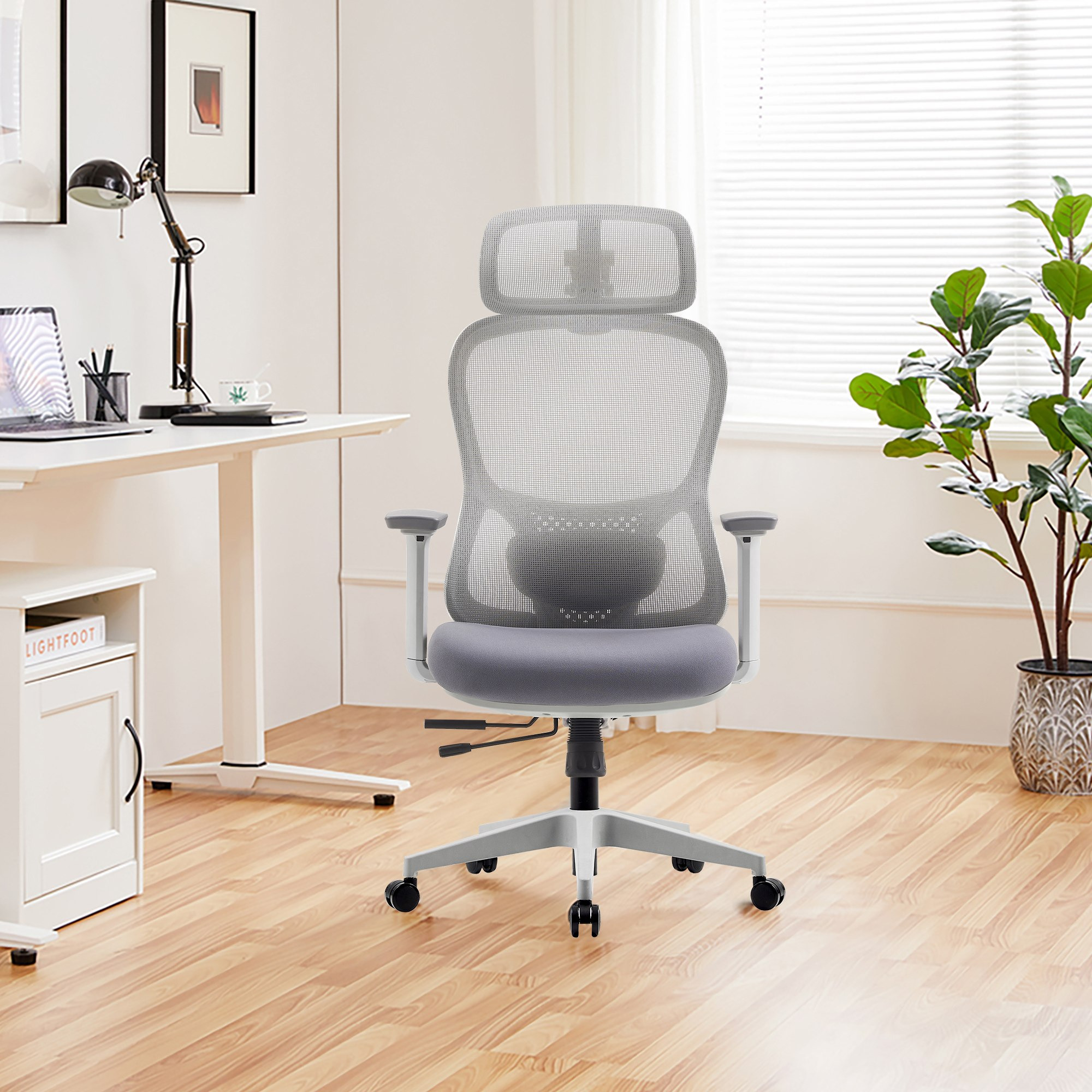 Tesser High Back Office Chair with Sliding Seat and 3D Armrest-hbxfurniture-office-chairs-image-2
