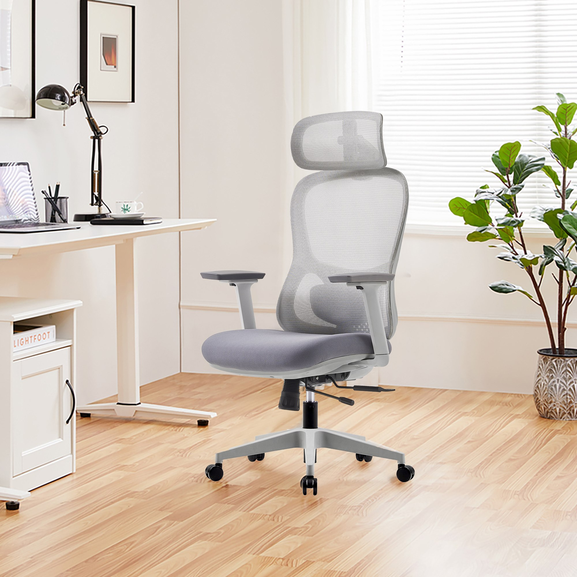 Tesser High Back Office Chair with Sliding Seat and 3D Armrest-hbxfurniture-office-chairs-image-3
