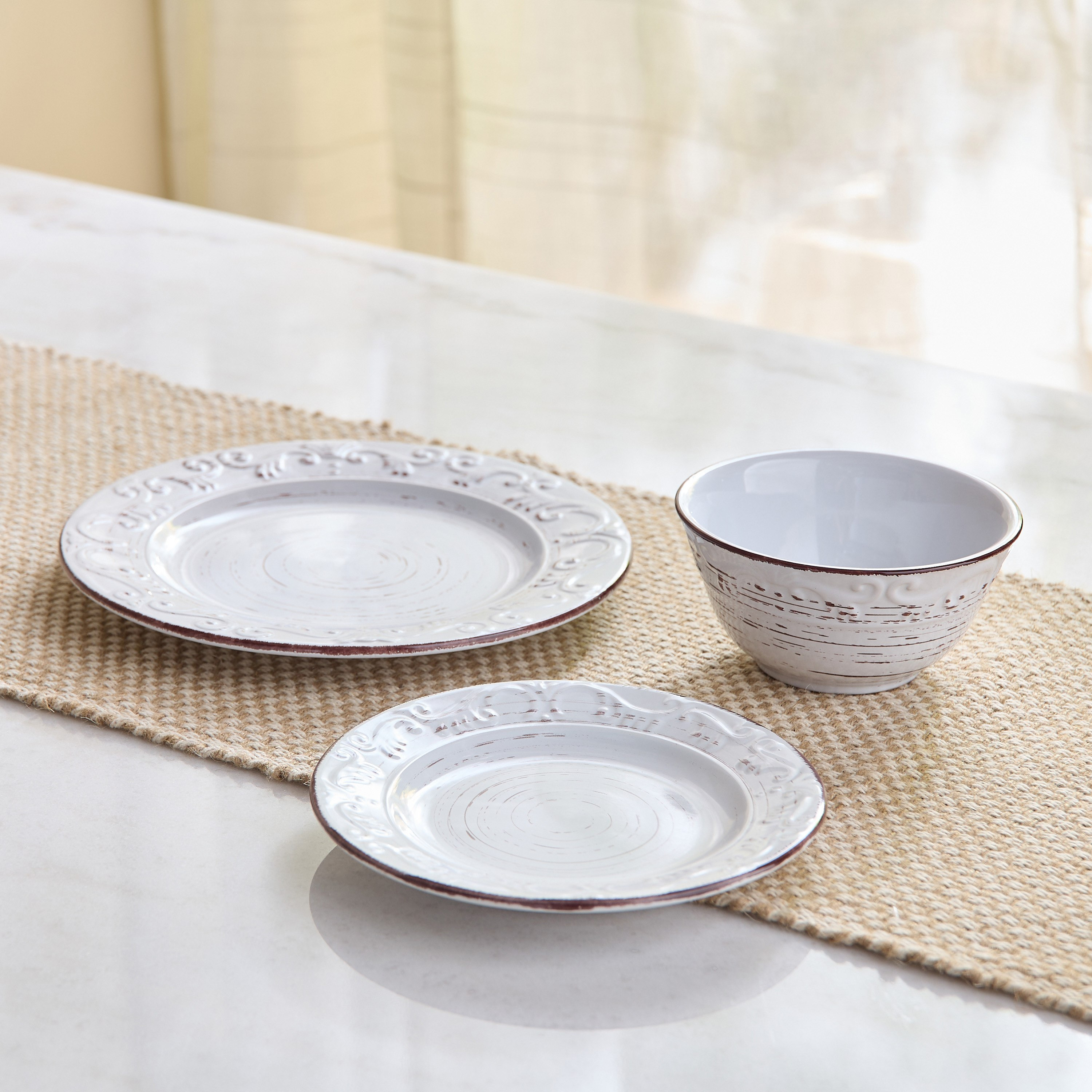 طقم أدوات سفرة 18 قطعة نويت من إيليغانزا - يخدم 6-hbxdiningroom-tabletop-dinnersets-image-2