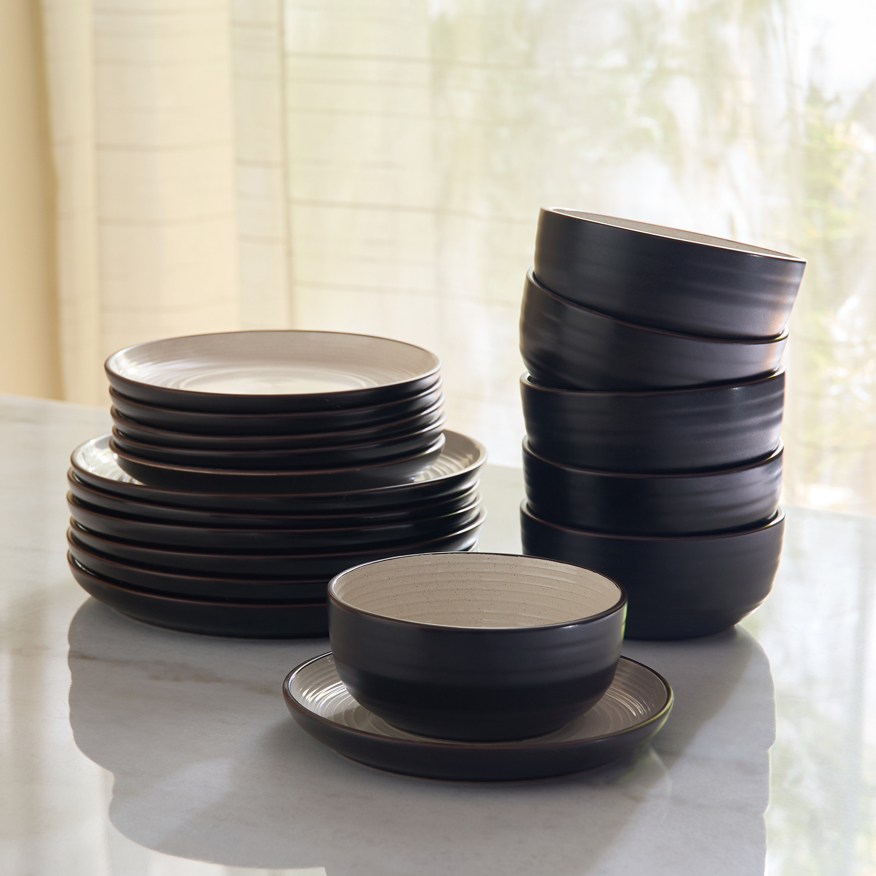 طقم عشاء 18 قطعة أروها من إليجانزا - لـ 6 أفراد-hbxdiningroom-tabletop-dinnersets-image-4