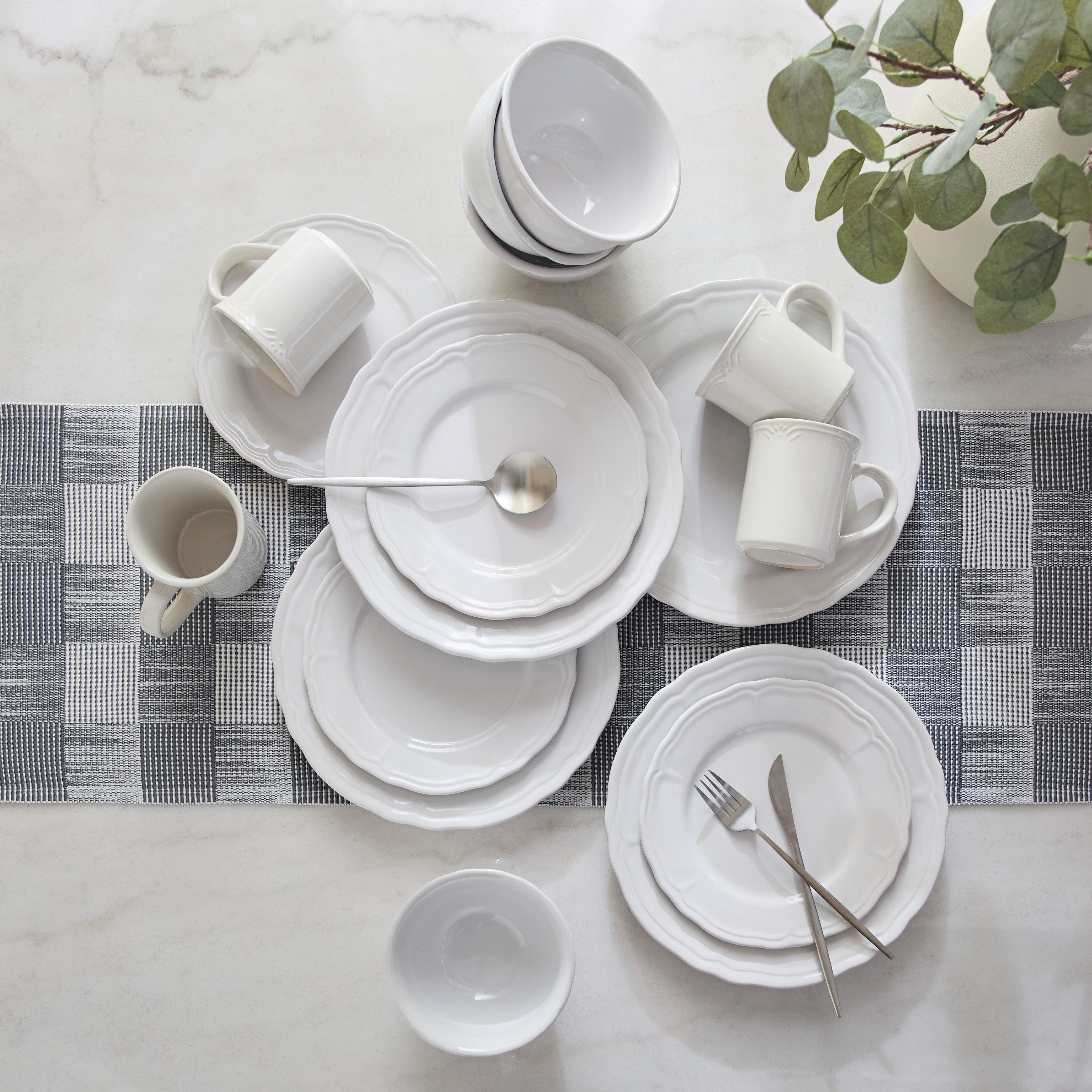 طقم عشاء 16 قطعة بيلا من إليجانزا - لـ4 أفراد-hbxdiningroom-tabletop-dinnersets-image-1