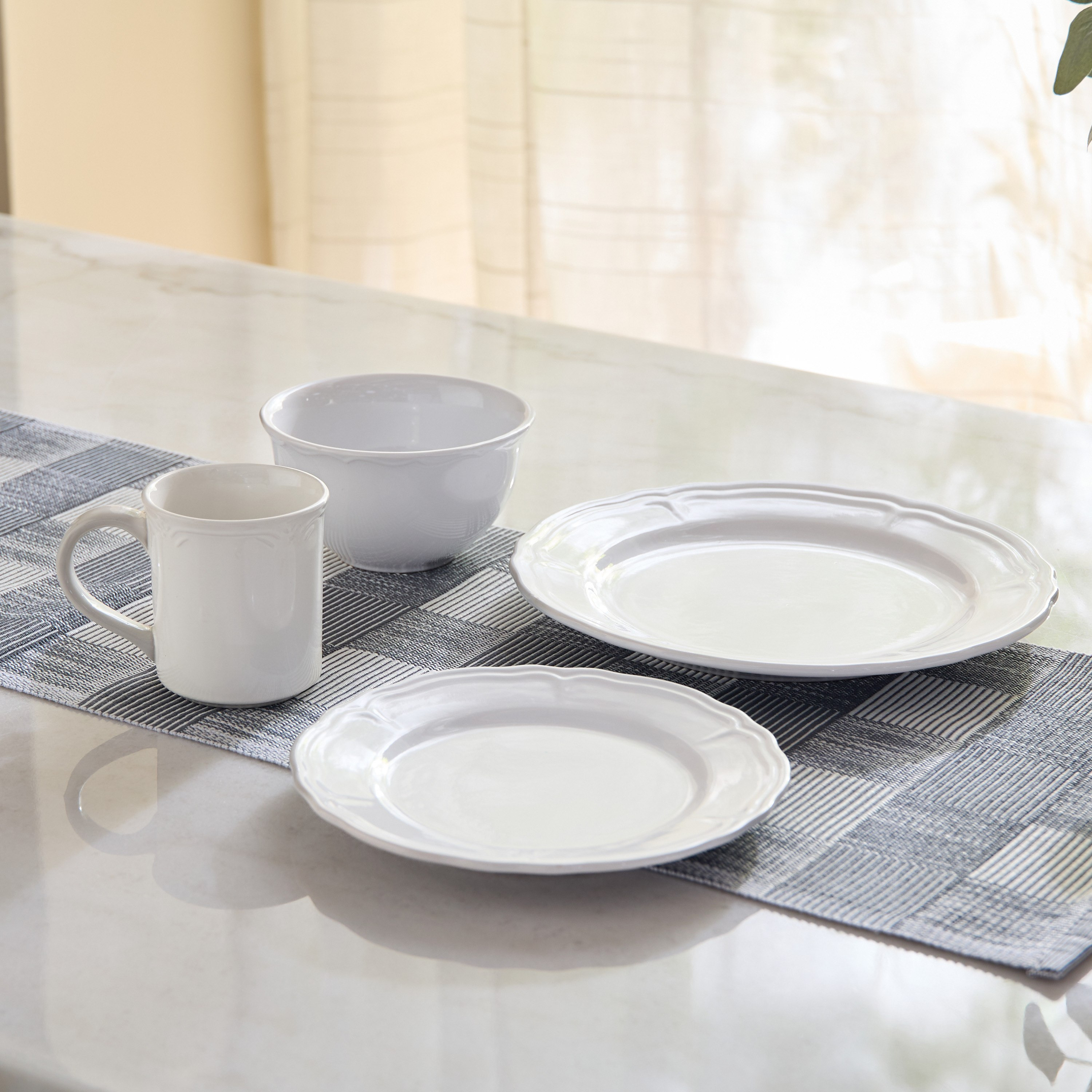 طقم عشاء 16 قطعة بيلا من إليجانزا - لـ4 أفراد-hbxdiningroom-tabletop-dinnersets-image-2