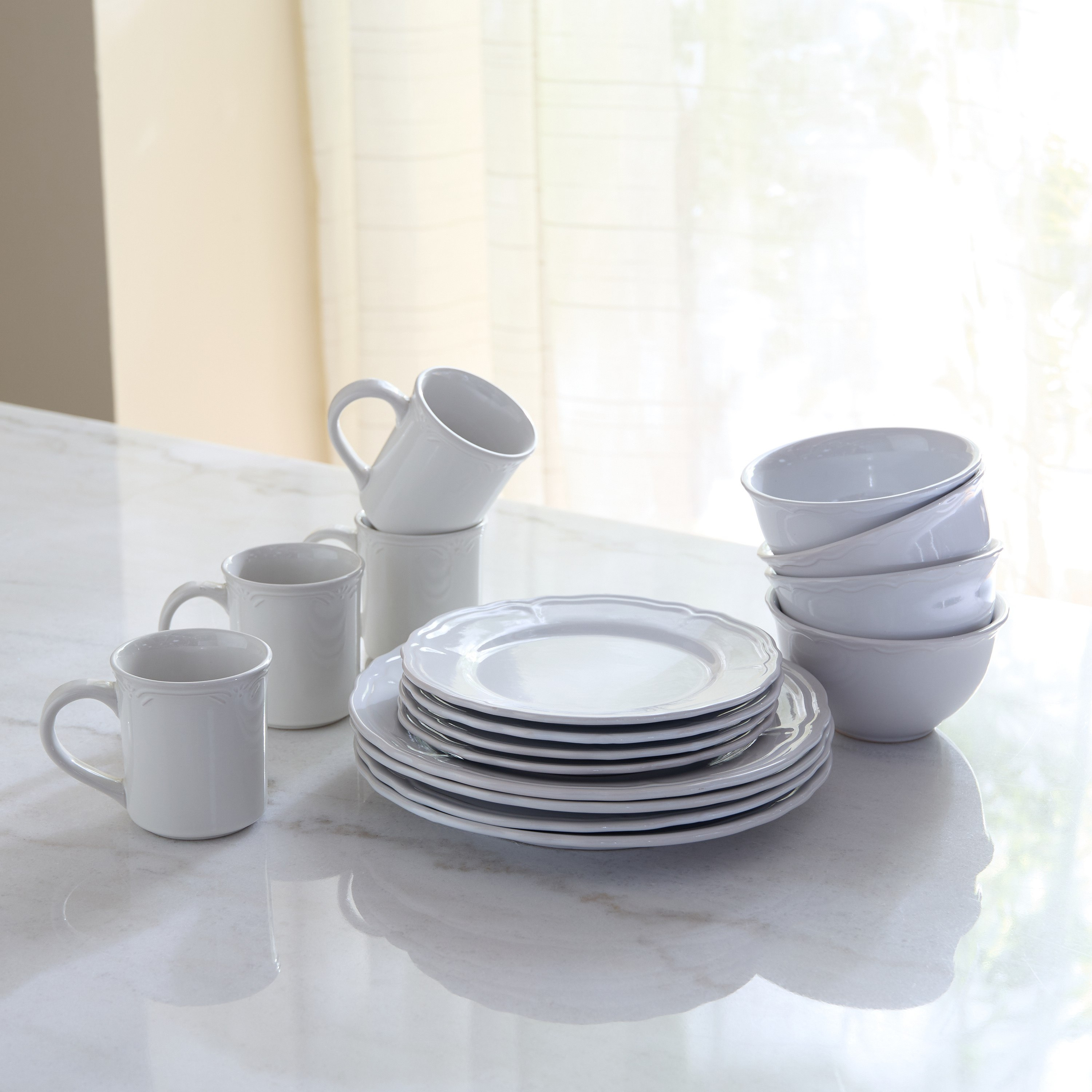 طقم عشاء 16 قطعة بيلا من إليجانزا - لـ4 أفراد-hbxdiningroom-tabletop-dinnersets-image-5