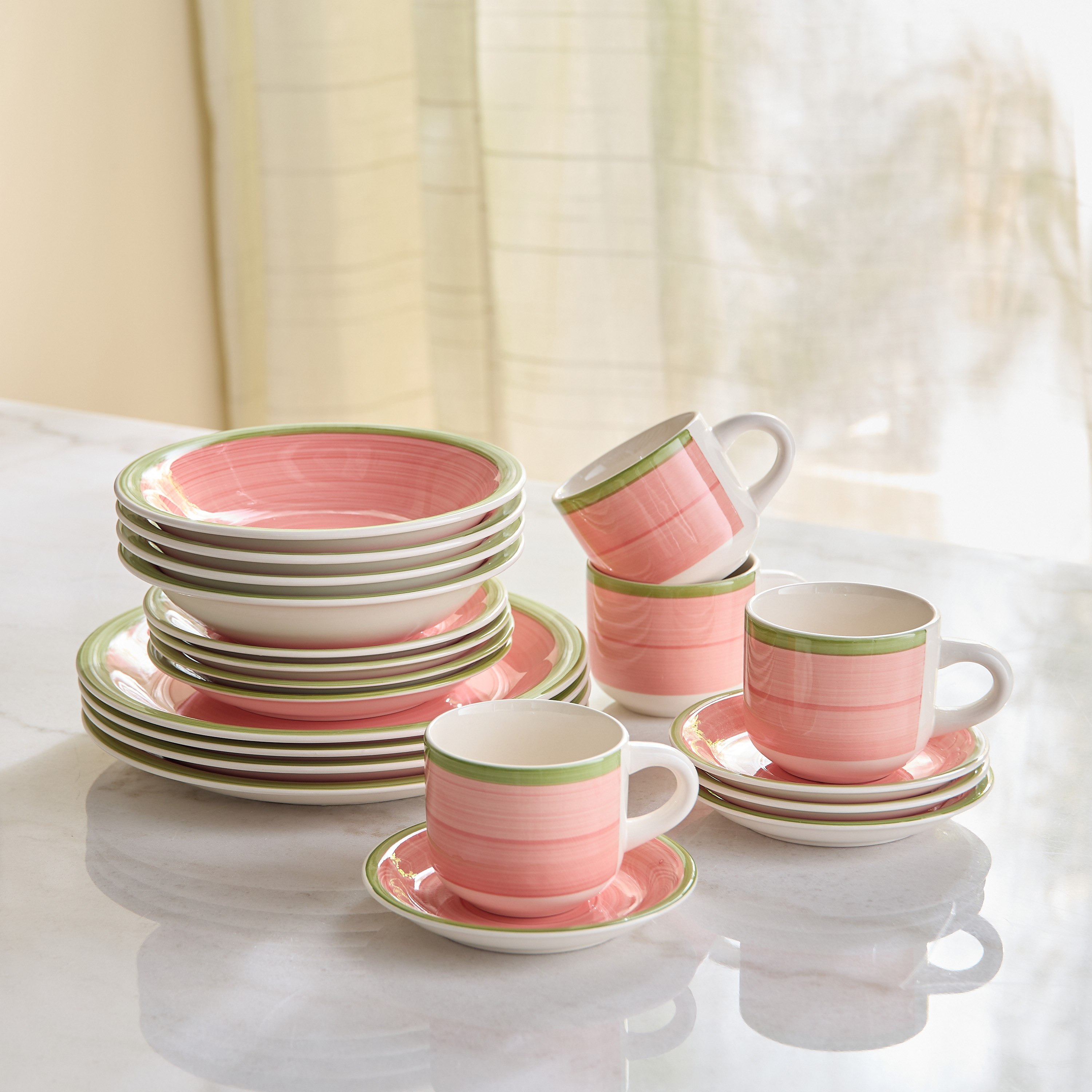 طقم عشاء 20 قطعة إيرثسونج من إليجانزا - يكفي 4 أشخاص-hbxdiningroom-tabletop-dinnersets-image-5