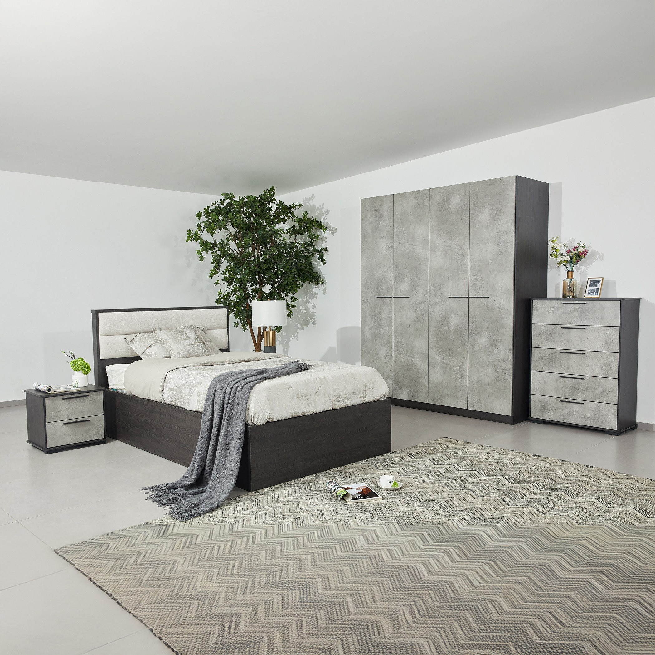 Scott Hydraulic Storage Queen Bed - 160x200 cm-hbxbedroom-bedsandbedsets-beds-queen-image-9