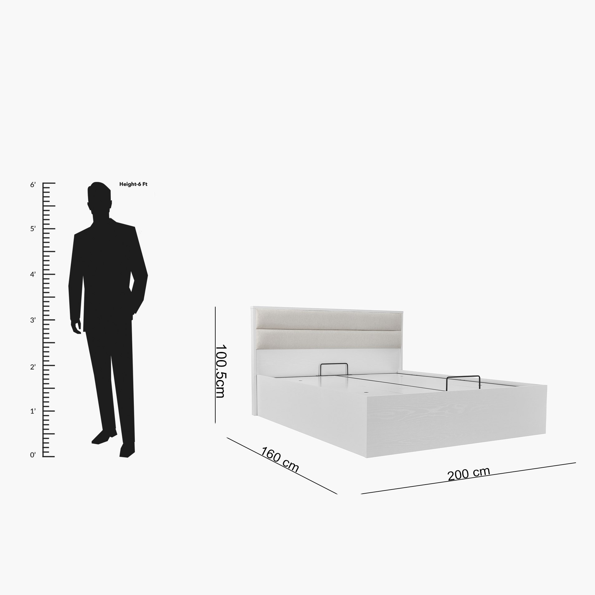Luce 6-Piece Hydraulic Storage Queen Bedroom Set - 160x200 cm-hbxbedroom-bedsandbedsets-beds-queen-image-30