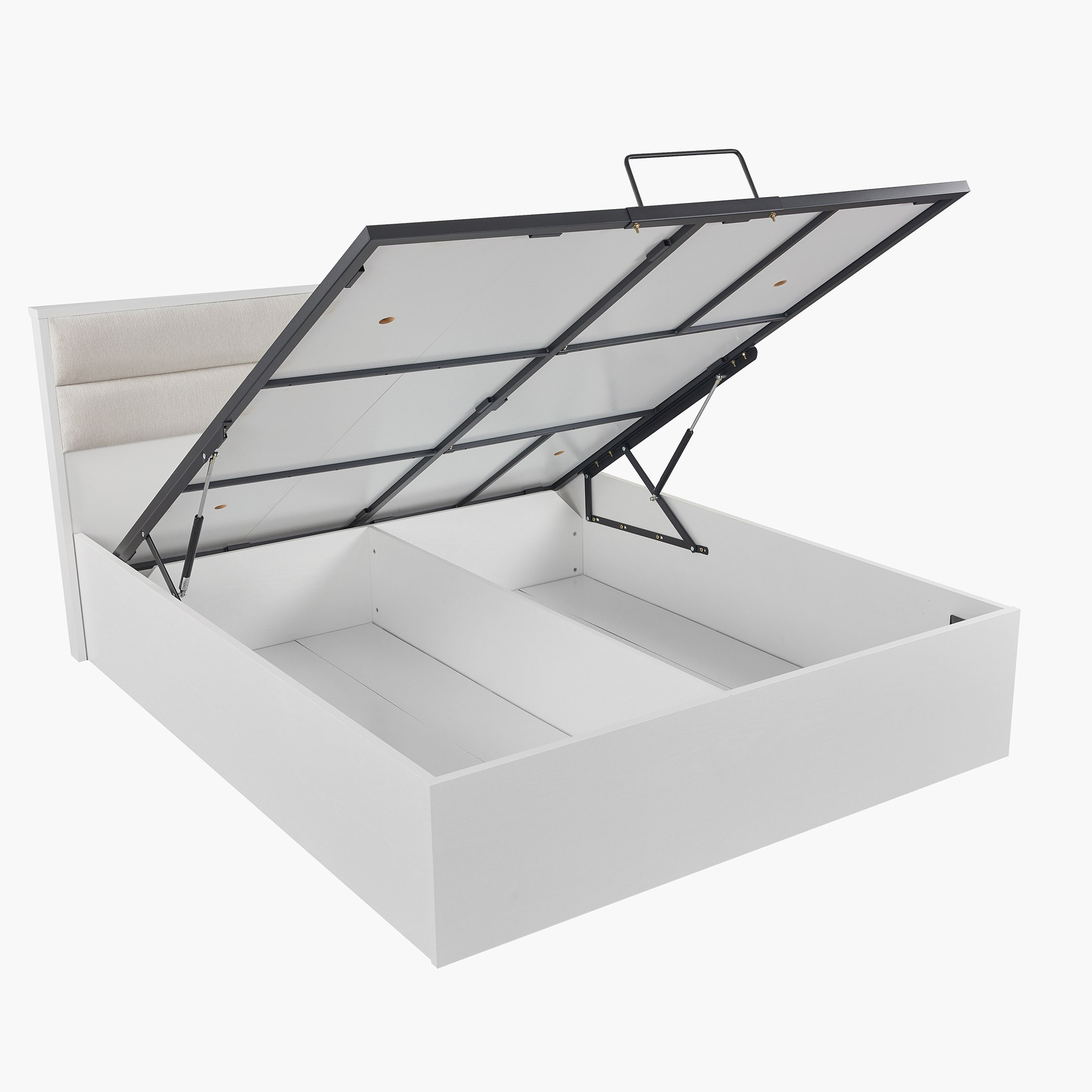 Luce 6-Piece Hydraulic Storage Queen Bedroom Set - 160x200 cm-hbxbedroom-bedsandbedsets-beds-queen-image-8