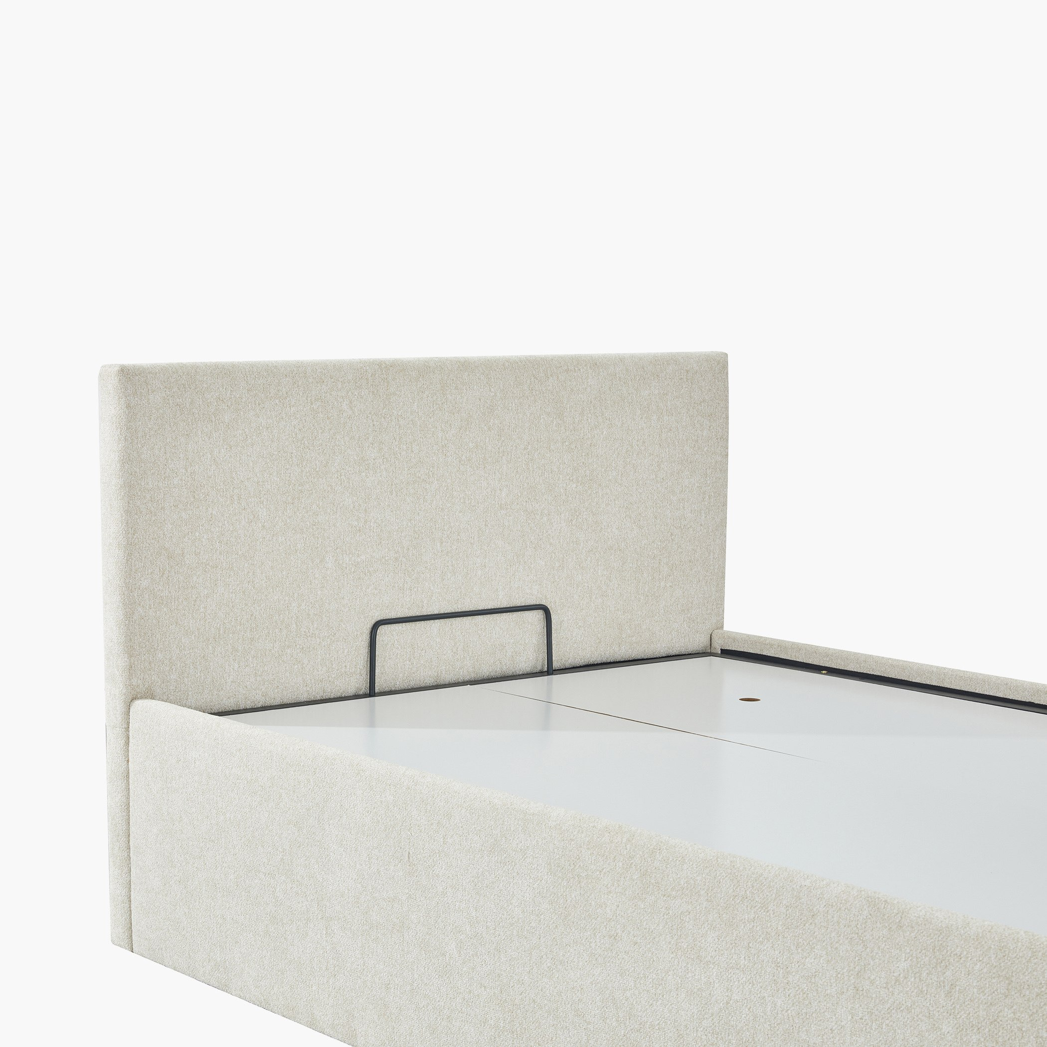 Frankfurt Upholstered Hydraulic Storage Bed - 120x200 cm-hbxbedroom-bedsandbedsets-upholsteredbeds-twin-image-4