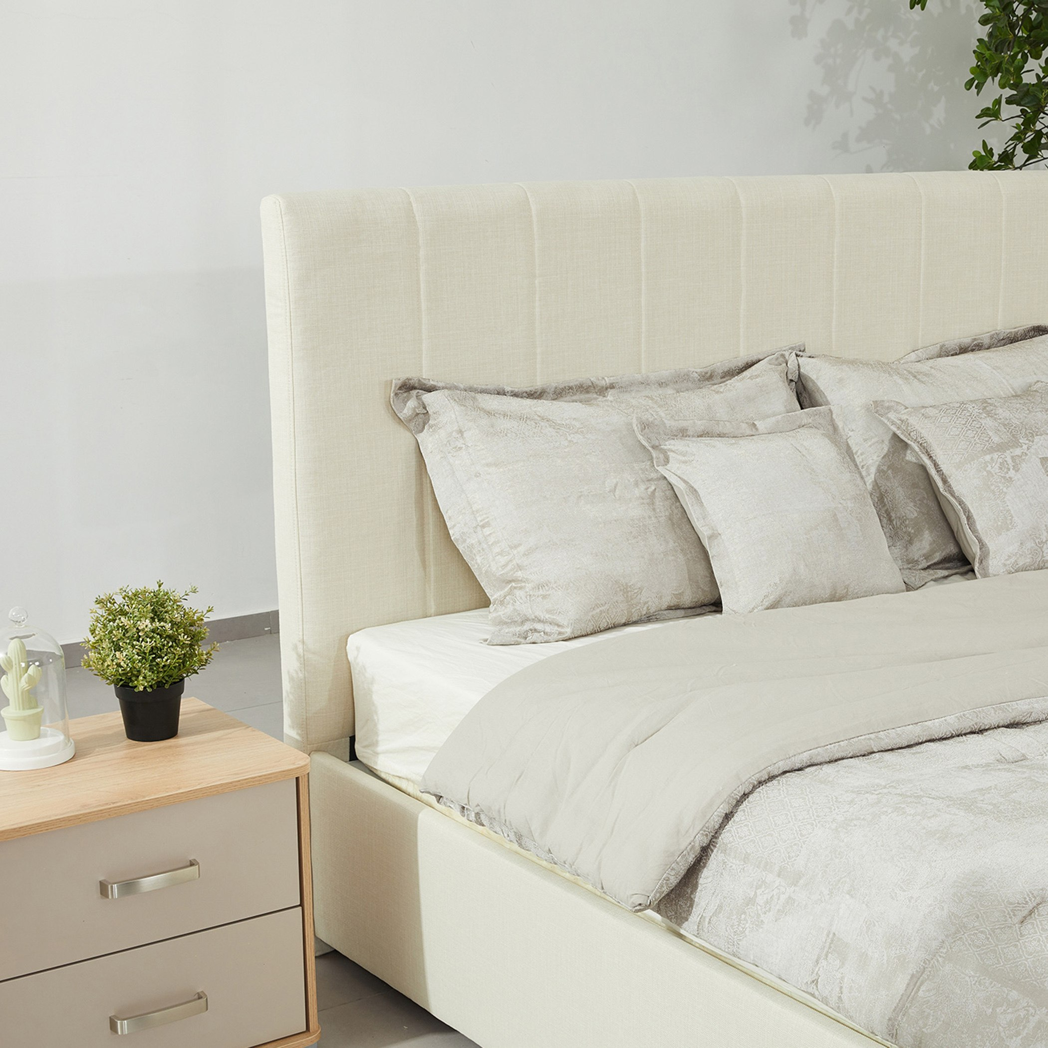 Movo Lazio Upholstered 5-Piece King Bedroom Set - 180x200 cm-hbxbedroom-bedsandbedsets-bedroomsets-king-image-4