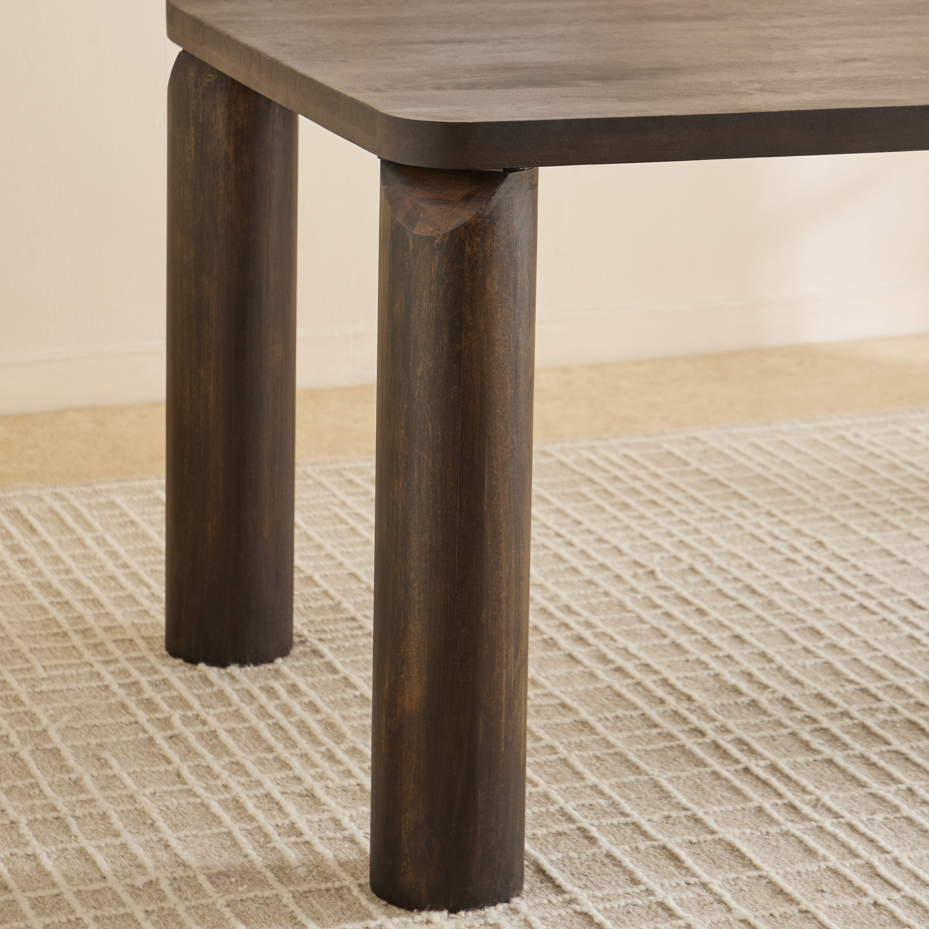 Cavon Pillar 6-Seater Solid Wood Dining Table-hbxdiningroom-diningtablesandsets-diningtables-sixseater-image-4