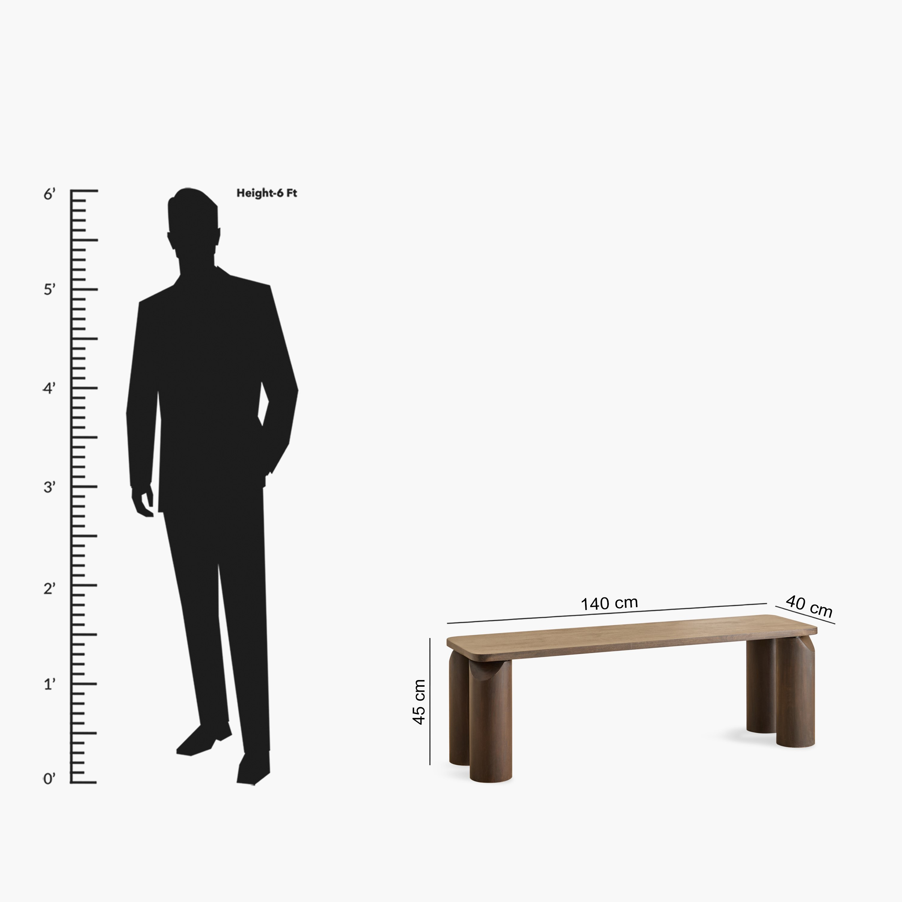 Cavon Pillar Solid Wood Bench-hbxdiningroom-diningchairs-image-7