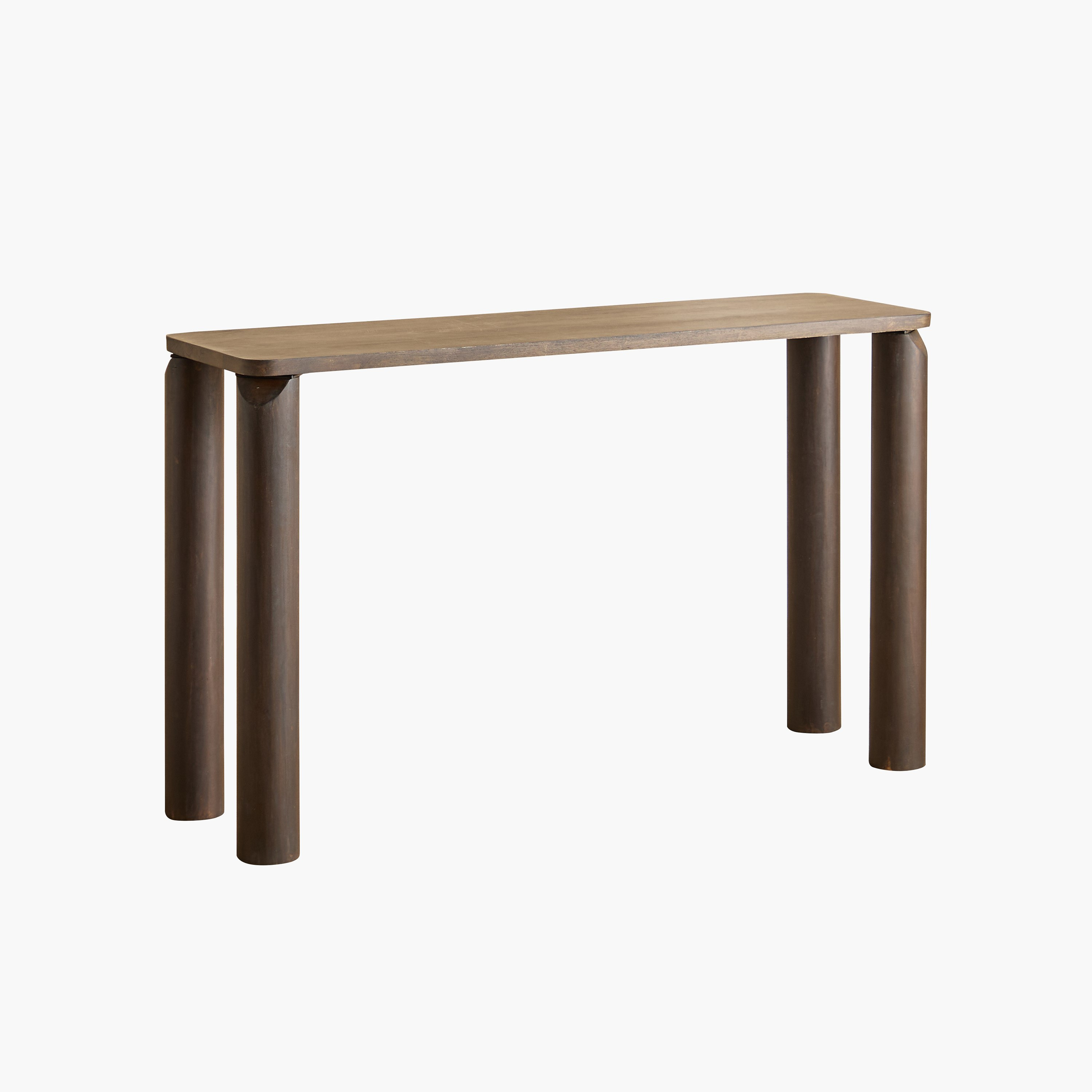 Pillar Solid Wood Console Table-hbxfurniture-tablesandstands-consoletables-image-6