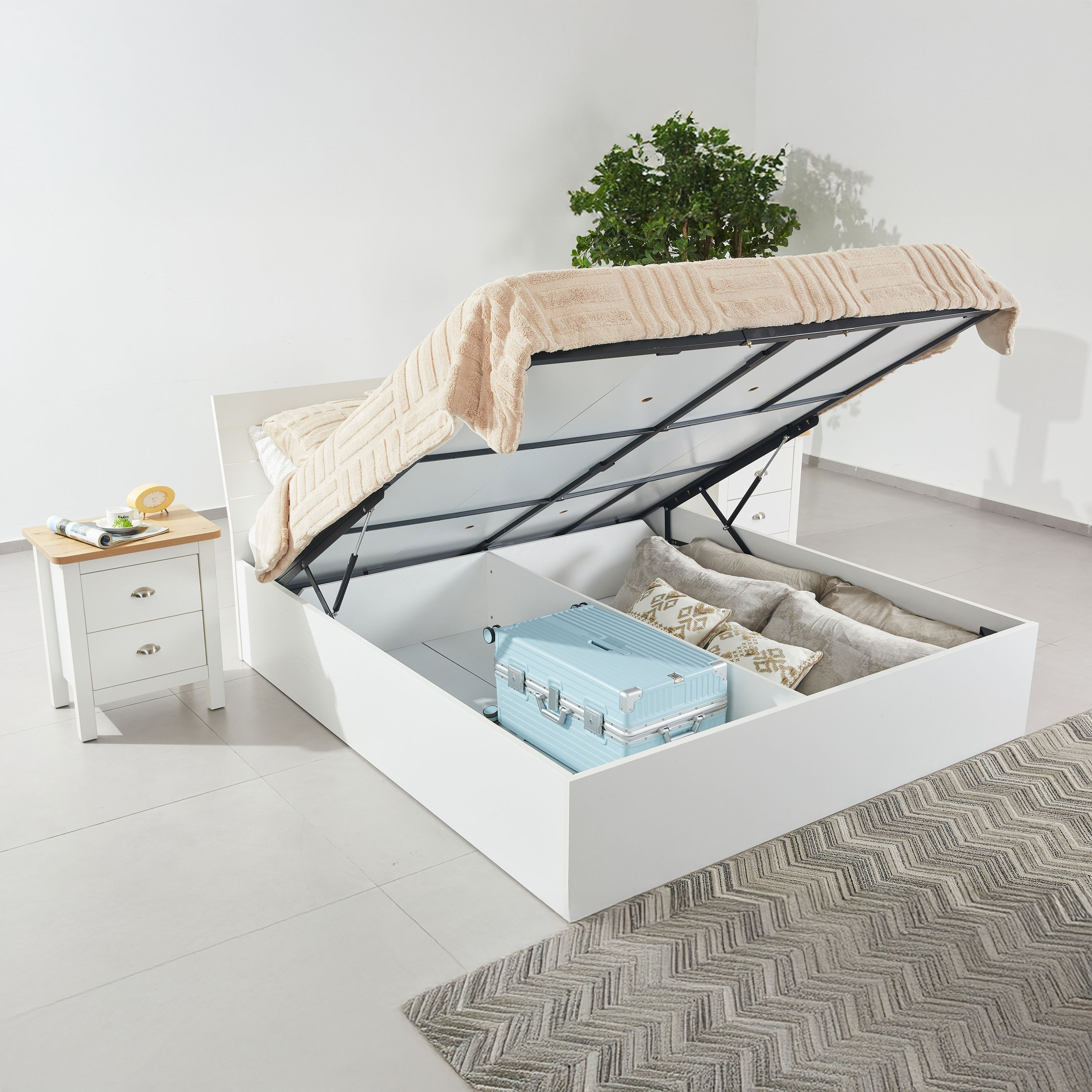 Frankfurt King Hydraulic Storage Bed - 180x200 cm-PROMO_HB_UAE_HBX10_250526-image-2