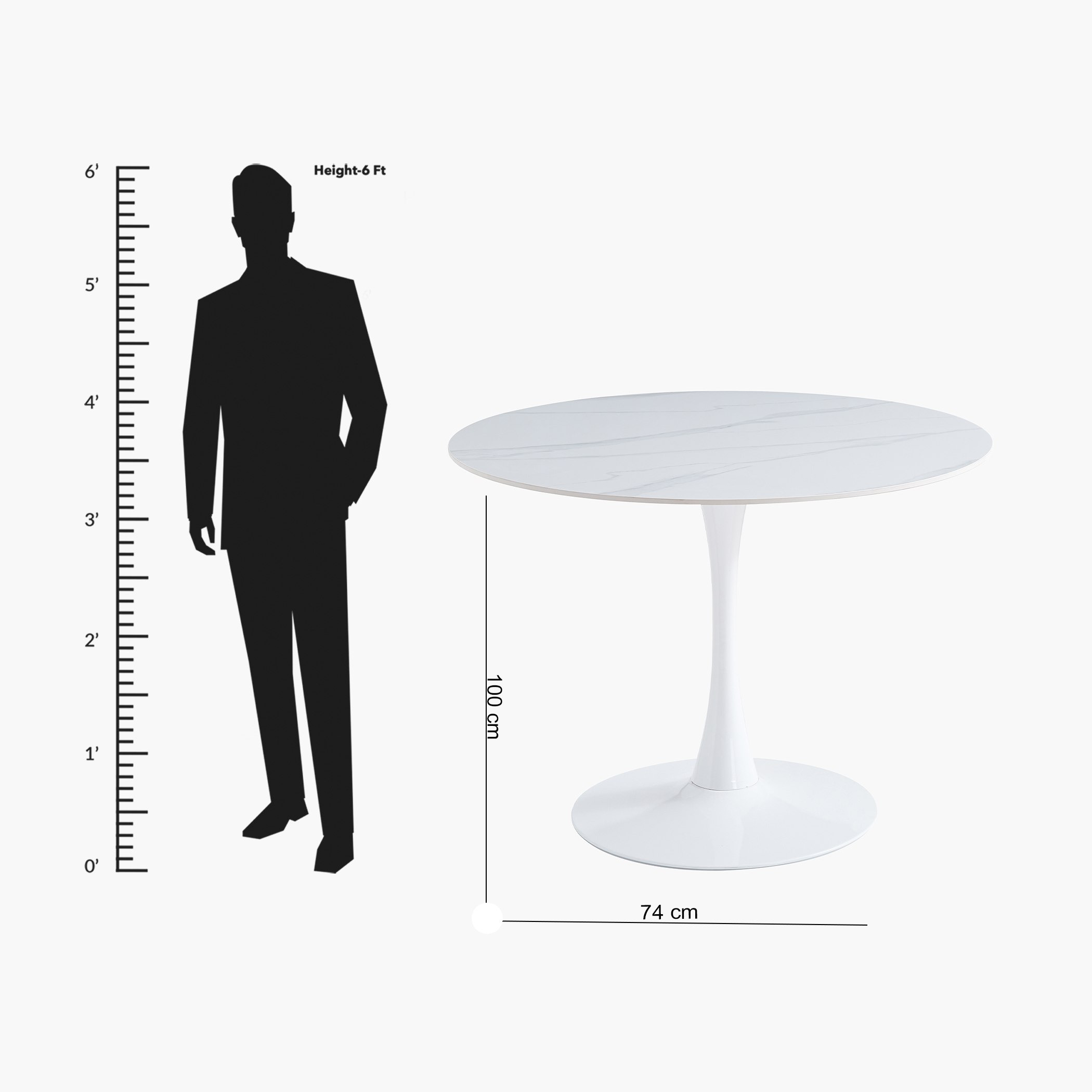 طاولة طعام حجر جيري مستديرة 4 مقاعد من ألفيس-hbxfurniture-diningtablesandsets-diningtables-fourseater-image-7