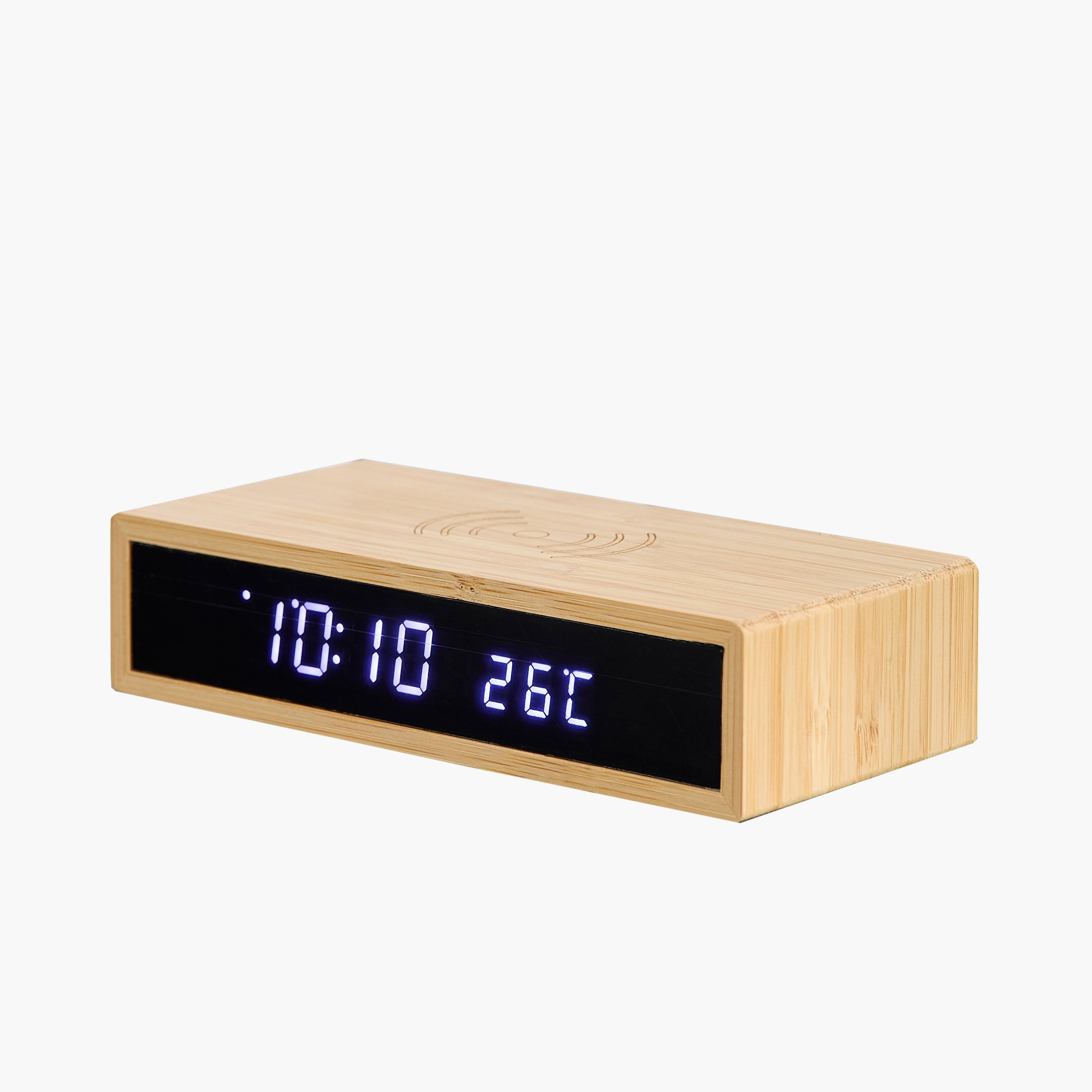 ساعة ليد خيزران ويلا من ساراتوجا - 16x7.3x3.5 سم-hbxhomeware-hbxdecorandfurnishings-image-7