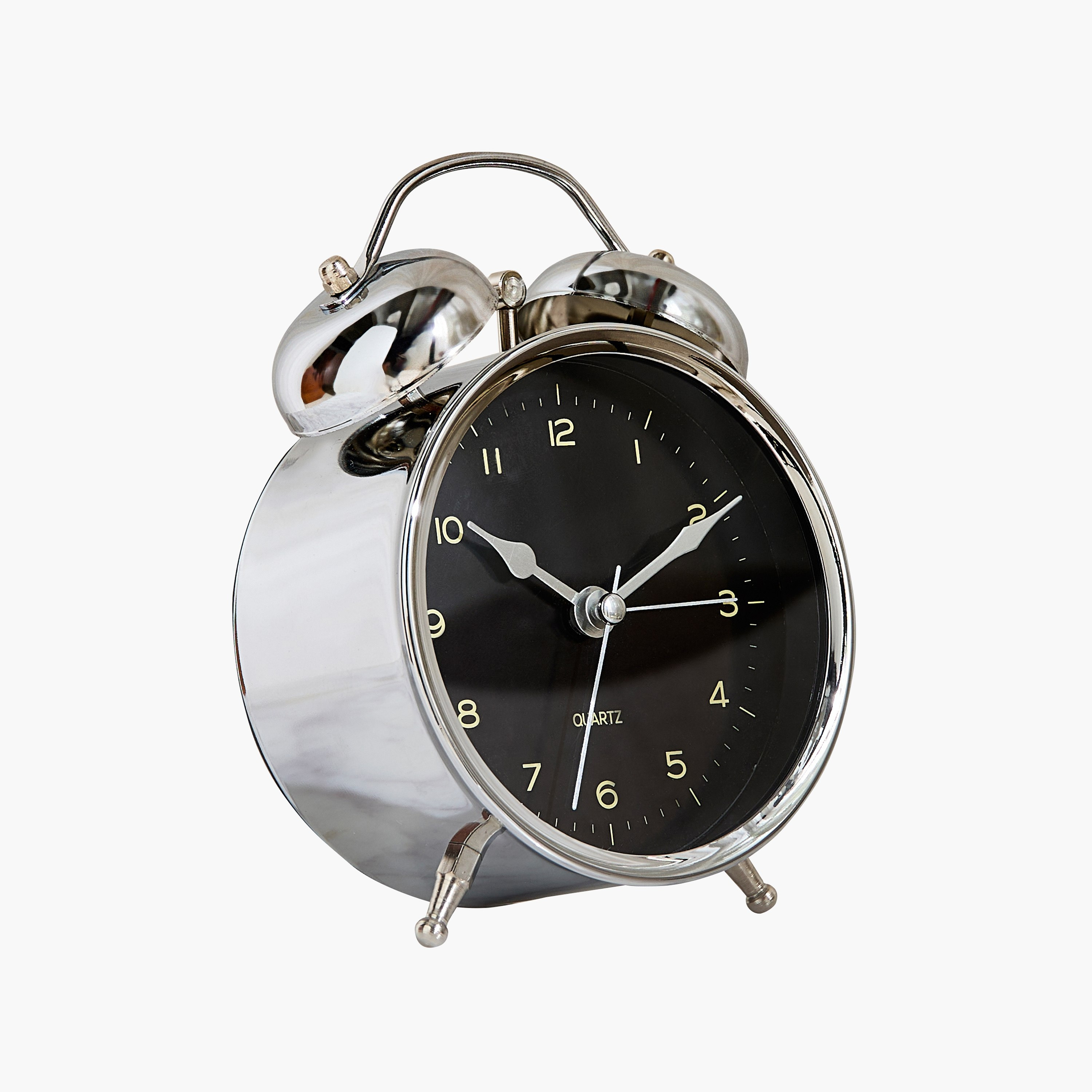 ساعة منبه معدنية بجرس مزدوج من ساراتوجا ويلا - 9.7x5.4x13.5 سم-PROMO_HB_AE_B1G1_250925-image-5