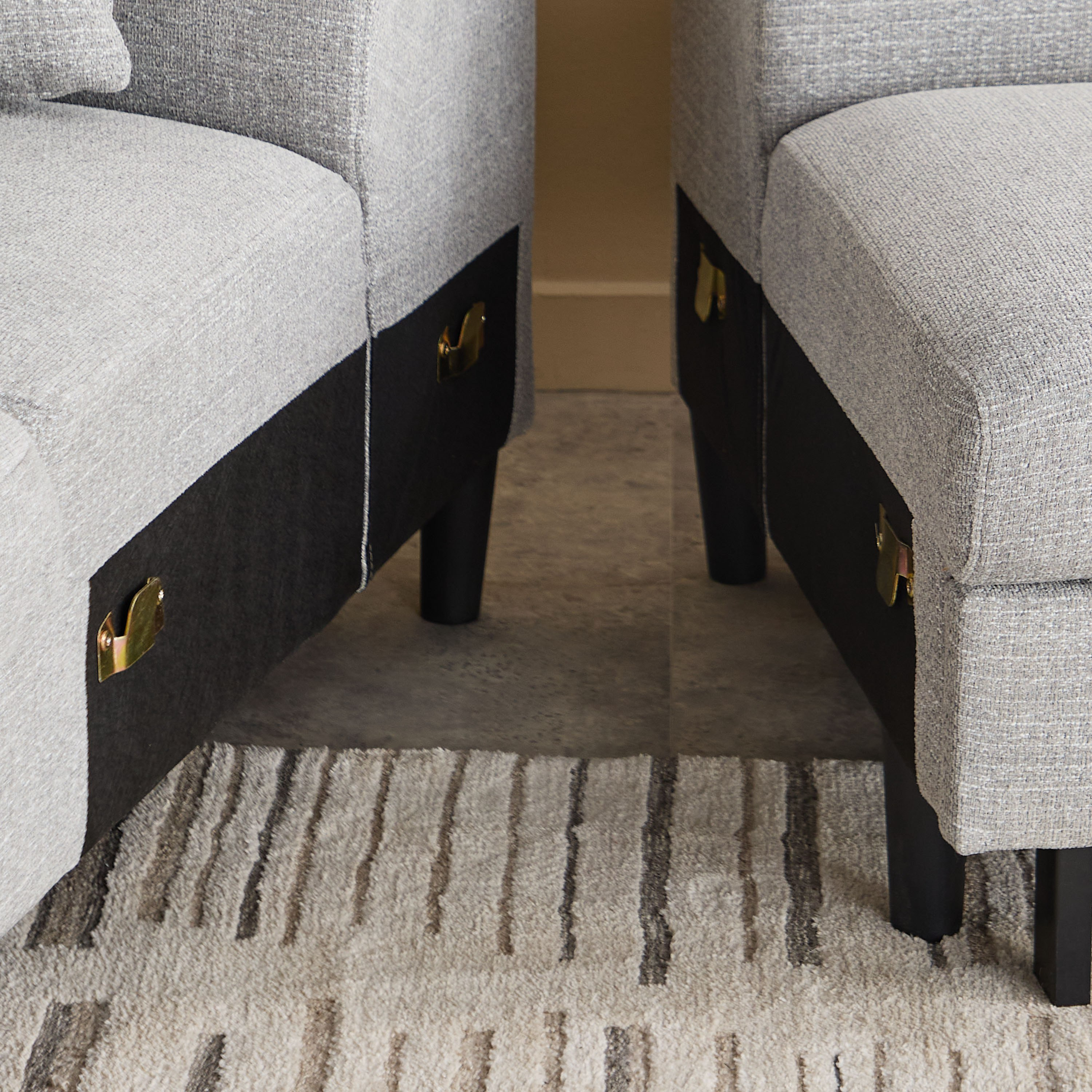 كنبة سرير ركنية يسار 5 مقاعد قماش ووسادتين ومقعد بوحدة تخزين - بافيا-hbxfurniture-sofasandarmchairs-sofabeds-image-16
