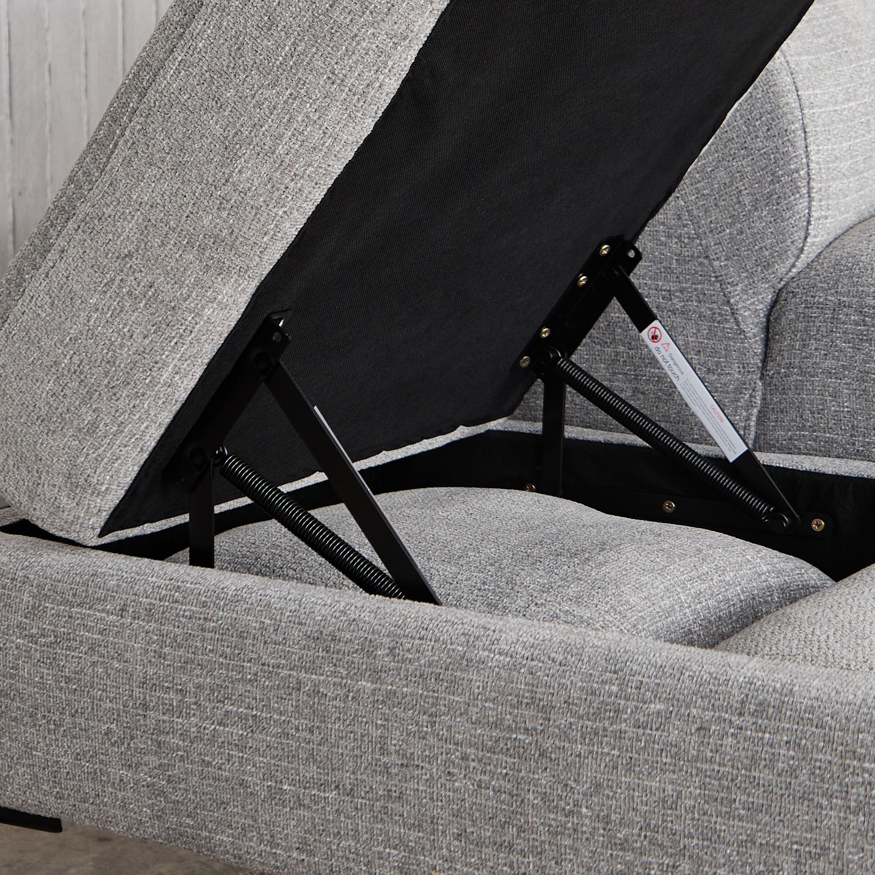 كنبة سرير ركنية يسار 5 مقاعد قماش ووسادتين ومقعد بوحدة تخزين - بافيا-hbxfurniture-sofasandarmchairs-sofabeds-image-9