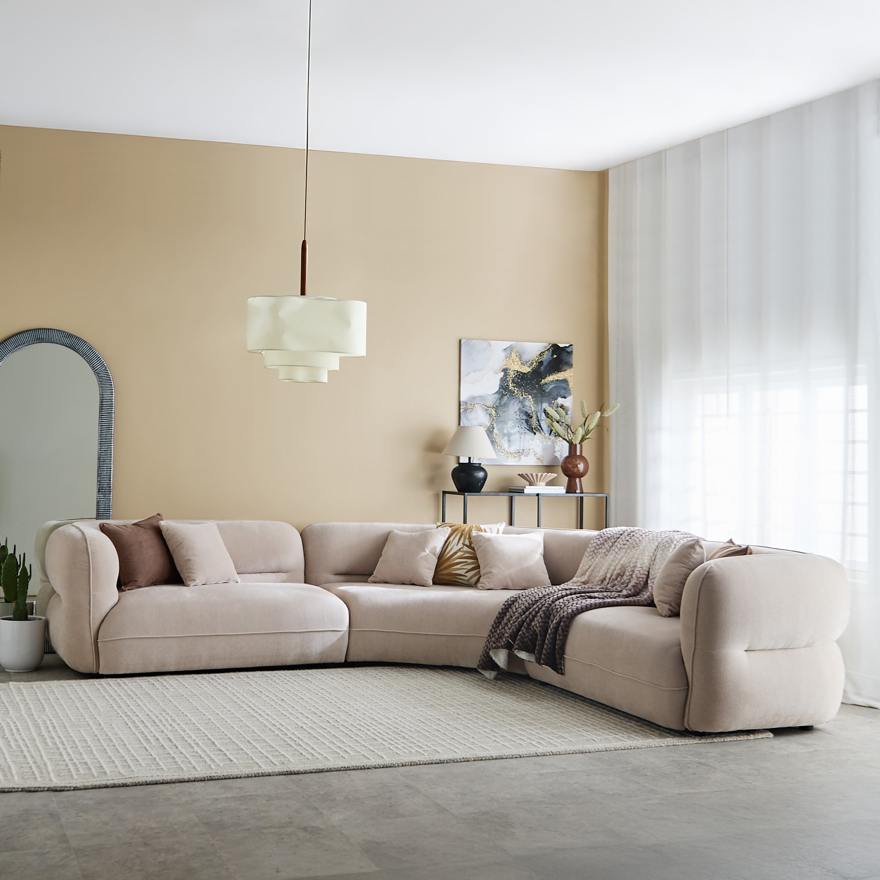 كنبة ركنية مقطعية قماش 6 مقاعد مع 4 وسائد من داروين-hbxlivingroom-sofasandarmchairs-cornersofas-image-11