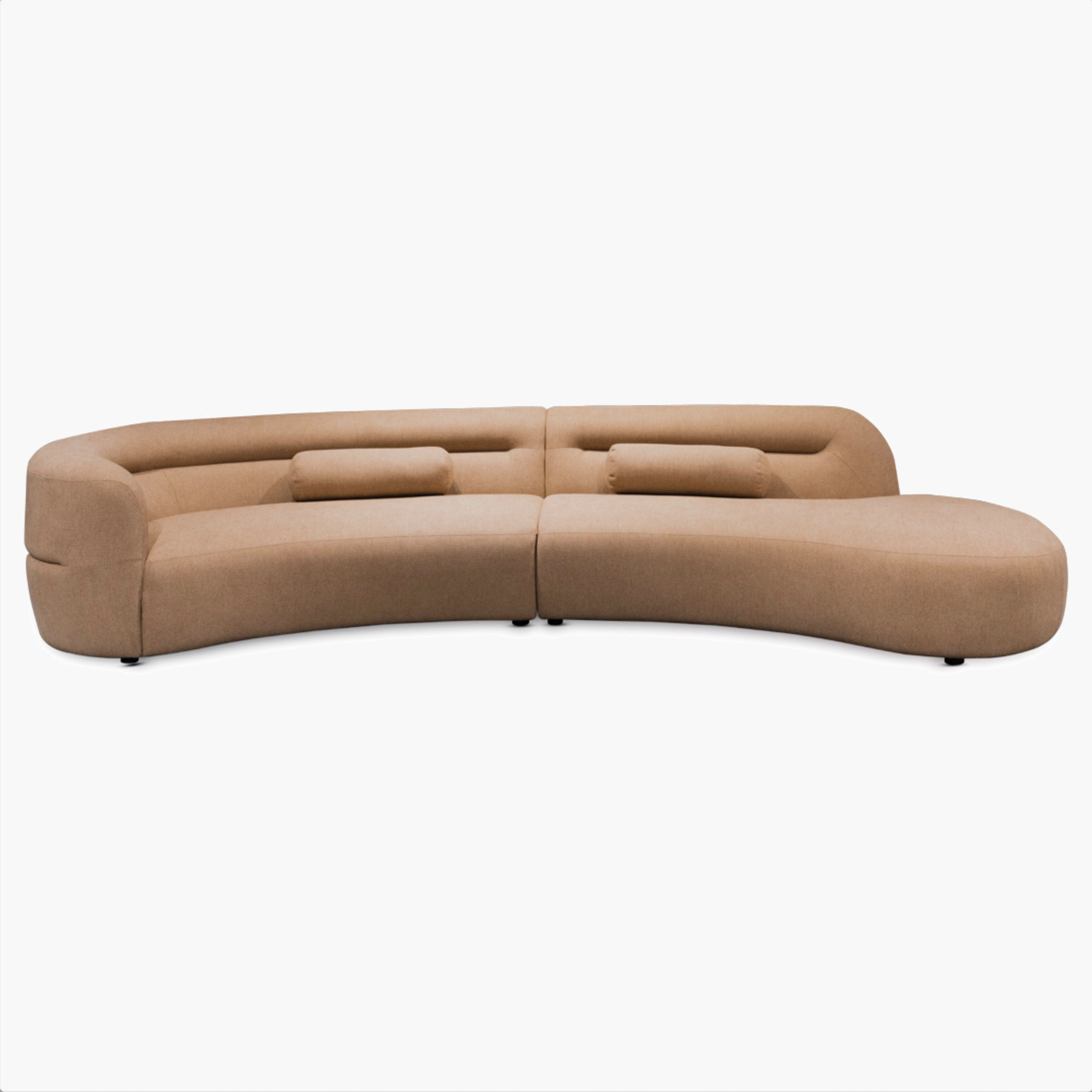 كنبة ركنية قماش مقسمة 6 مقاعد مع وسادتين دعم من كوتسوولد-hbxlivingroom-sofasandarmchairs-sofas-image-2