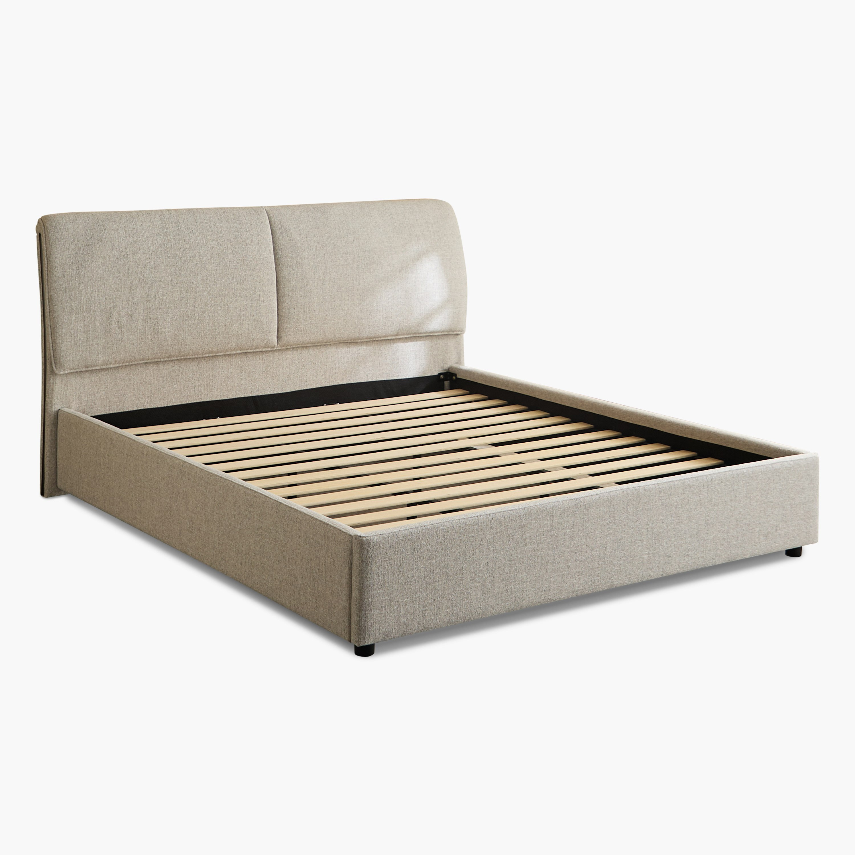 Liberty Contour Queen Upholstered Bed - 160x200 cm-hbxbedroom-bedsandbedsets-beds-queen-image-8