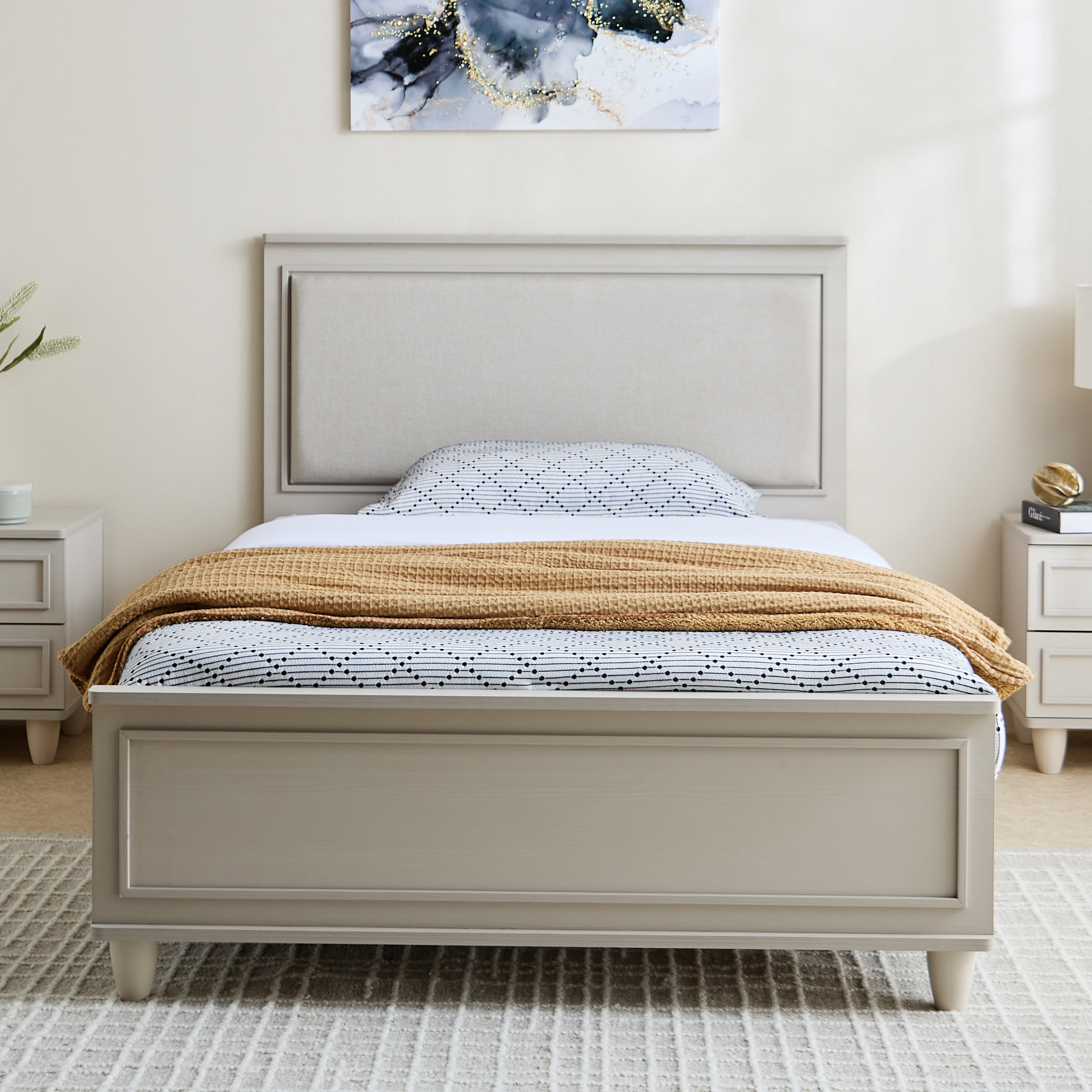 Bergenz Twin Bed - 120x200 cm-hbxbedroom-bedsandbedsets-beds-twin-image-2