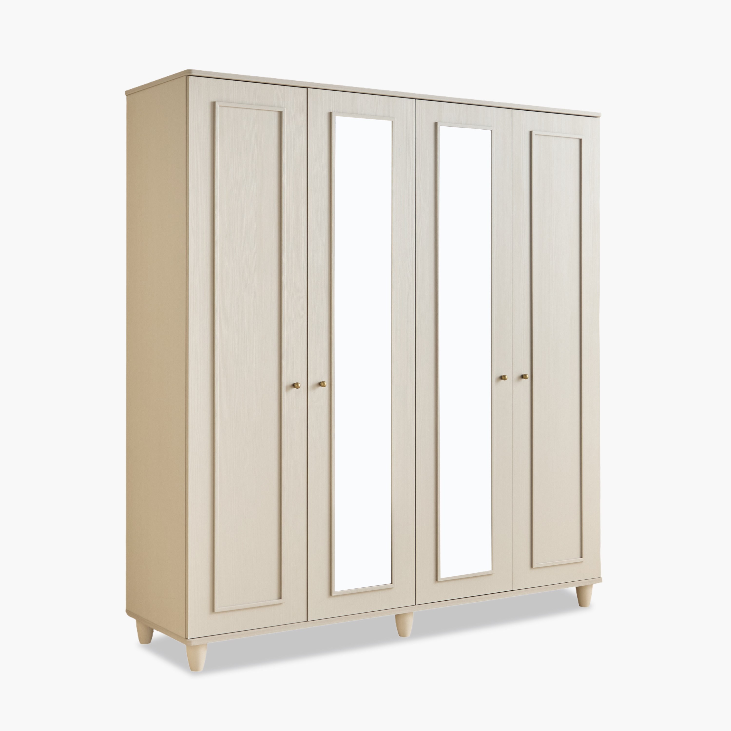 Bergenz 4-Door Wardobe with Mirror-hbxfurniture-wardrobes-image-11