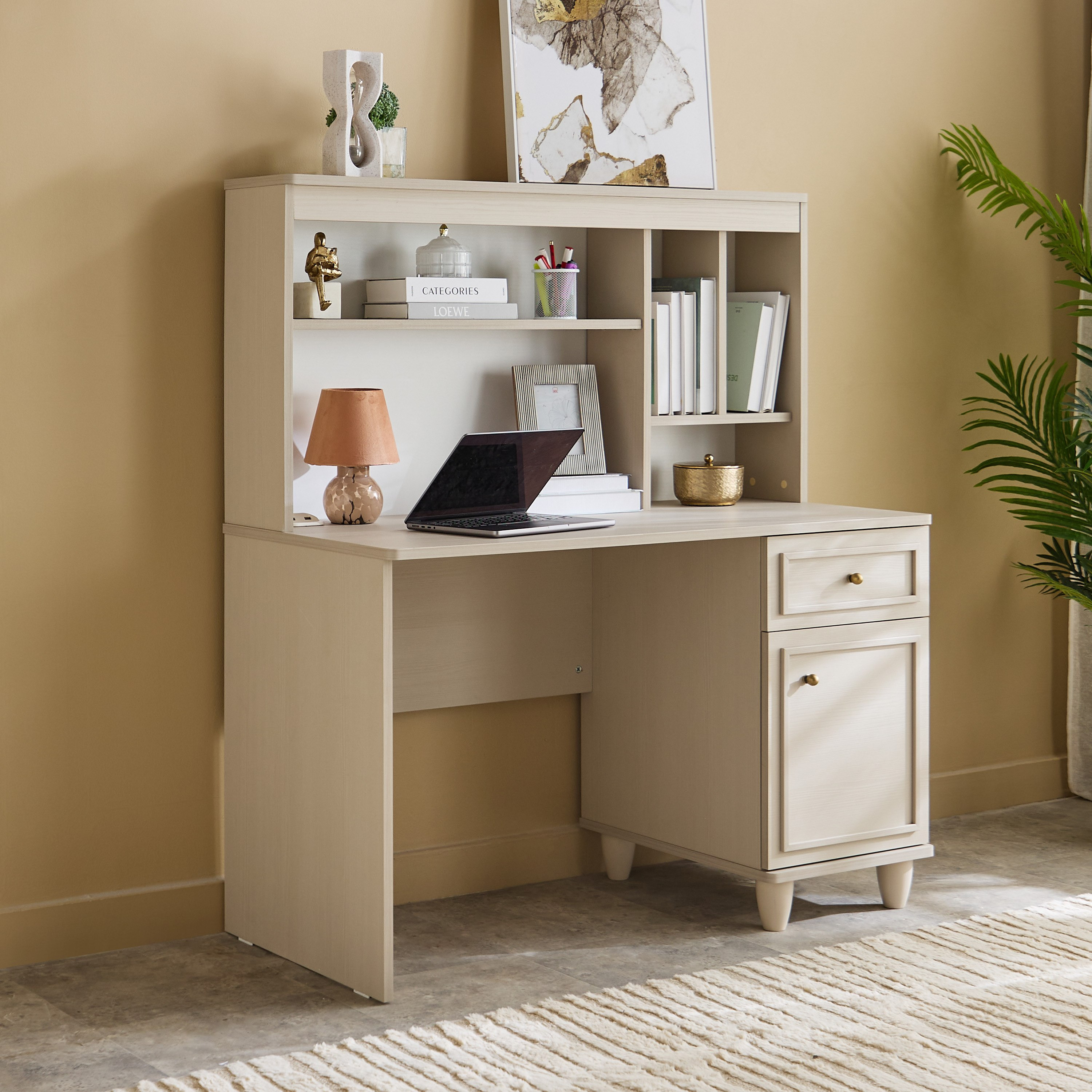 مكتب دراسة ذكي مع مساحة تخزين من بيرجنز-hbxfurniture-office-desks-image-1