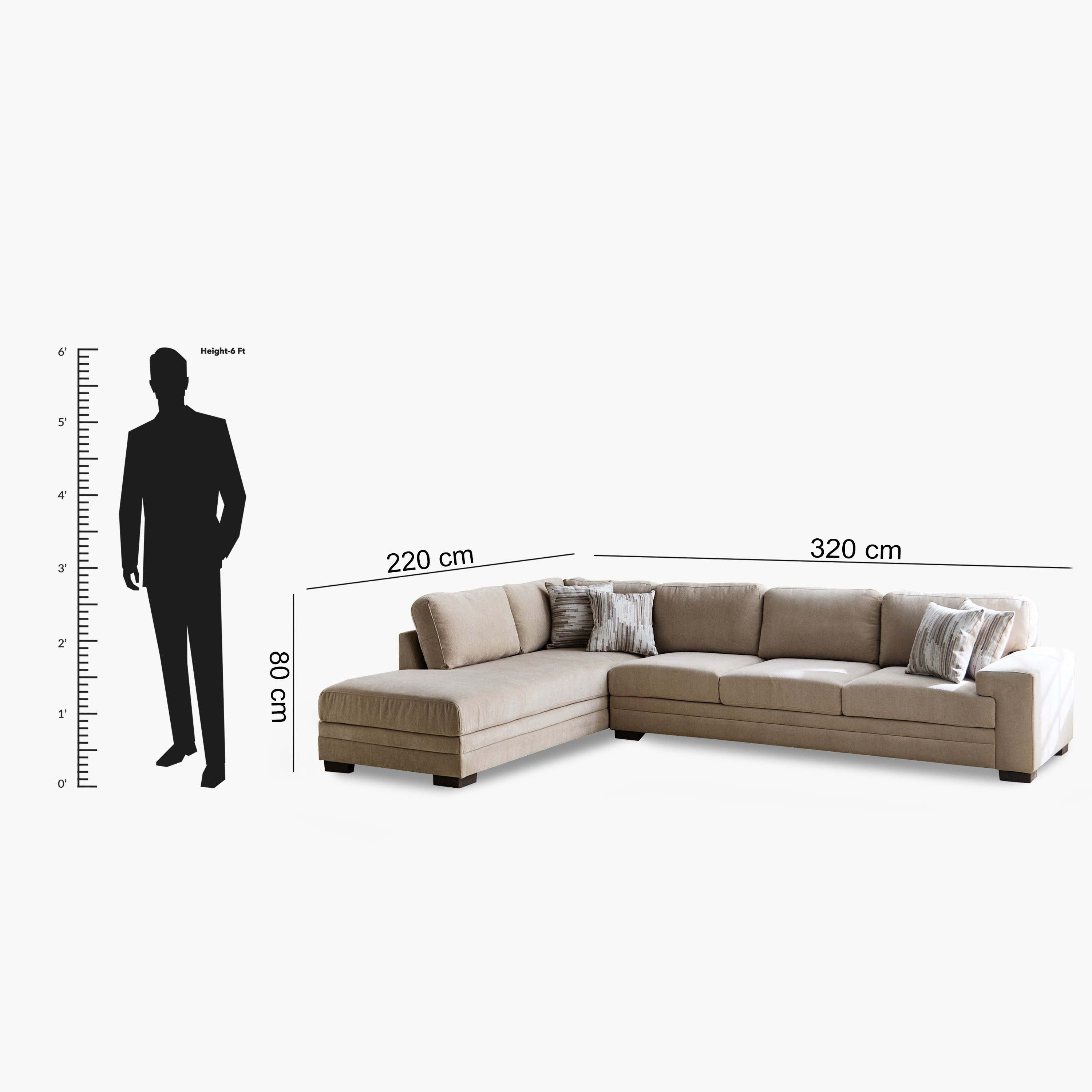 كنبة ركنية يسار قماش بـ5 مقاعد و4 وسائد من ريفيرا-hbxlivingroom-sofasandarmchairs-cornersofas-image-13