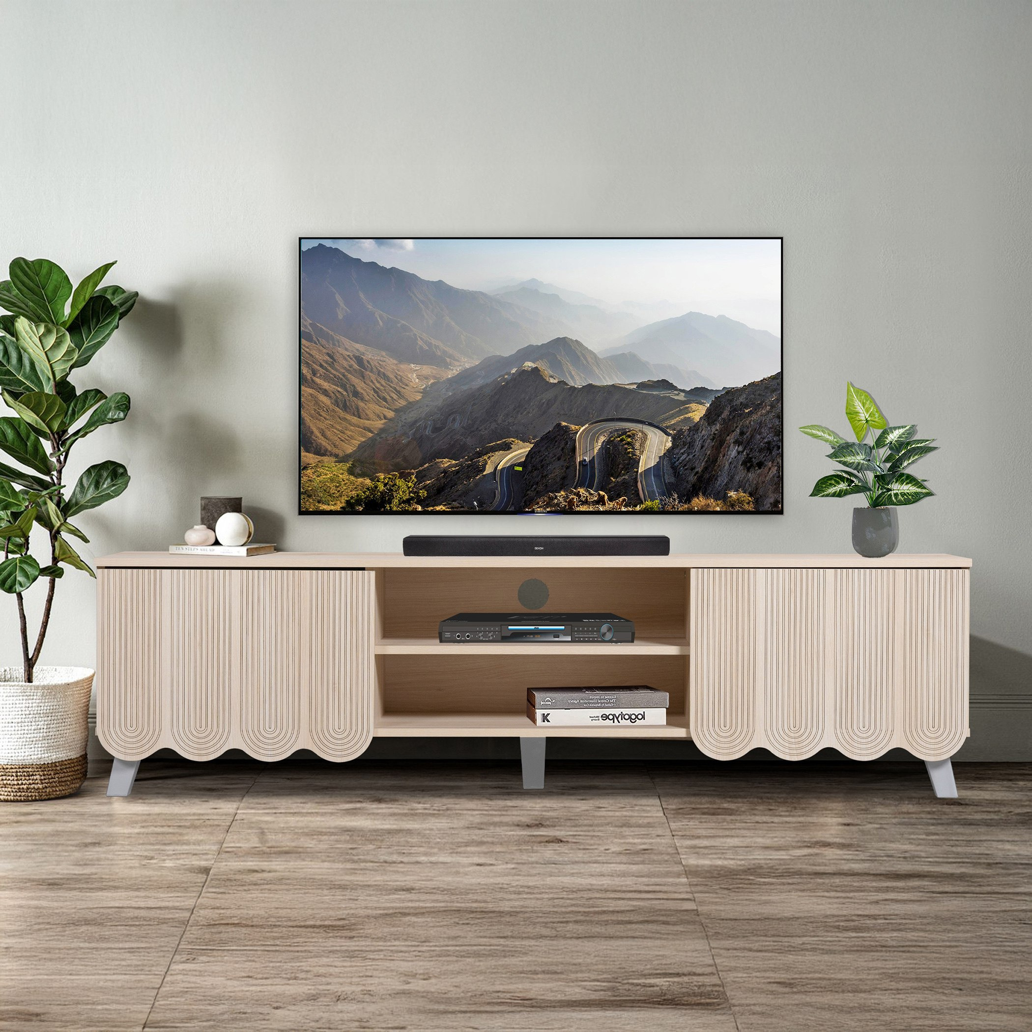 Cardinal 1.6 M TV Unit for TVs upto 70 inches-hbxlivingroom-mediaunitsandstorage-tvunits-image-1
