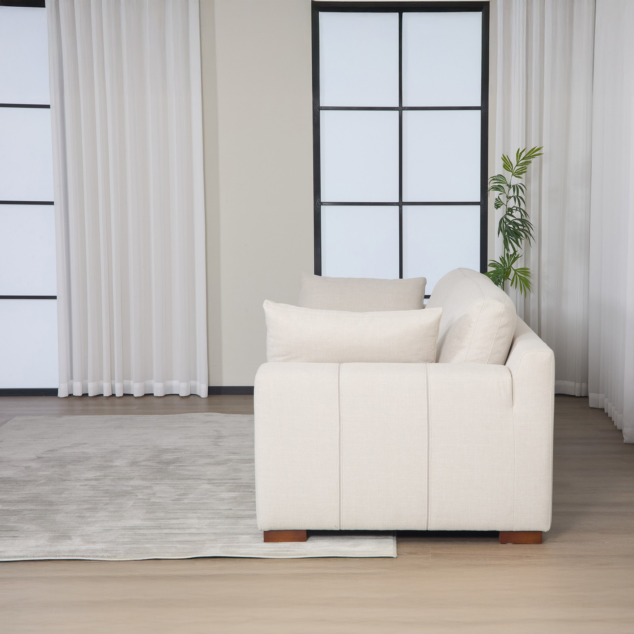 Victoria 3-Seater Fabric Sofa with 2 Arm Pillows-hbxlivingroom-sofasandarmchairs-sofas-image-4