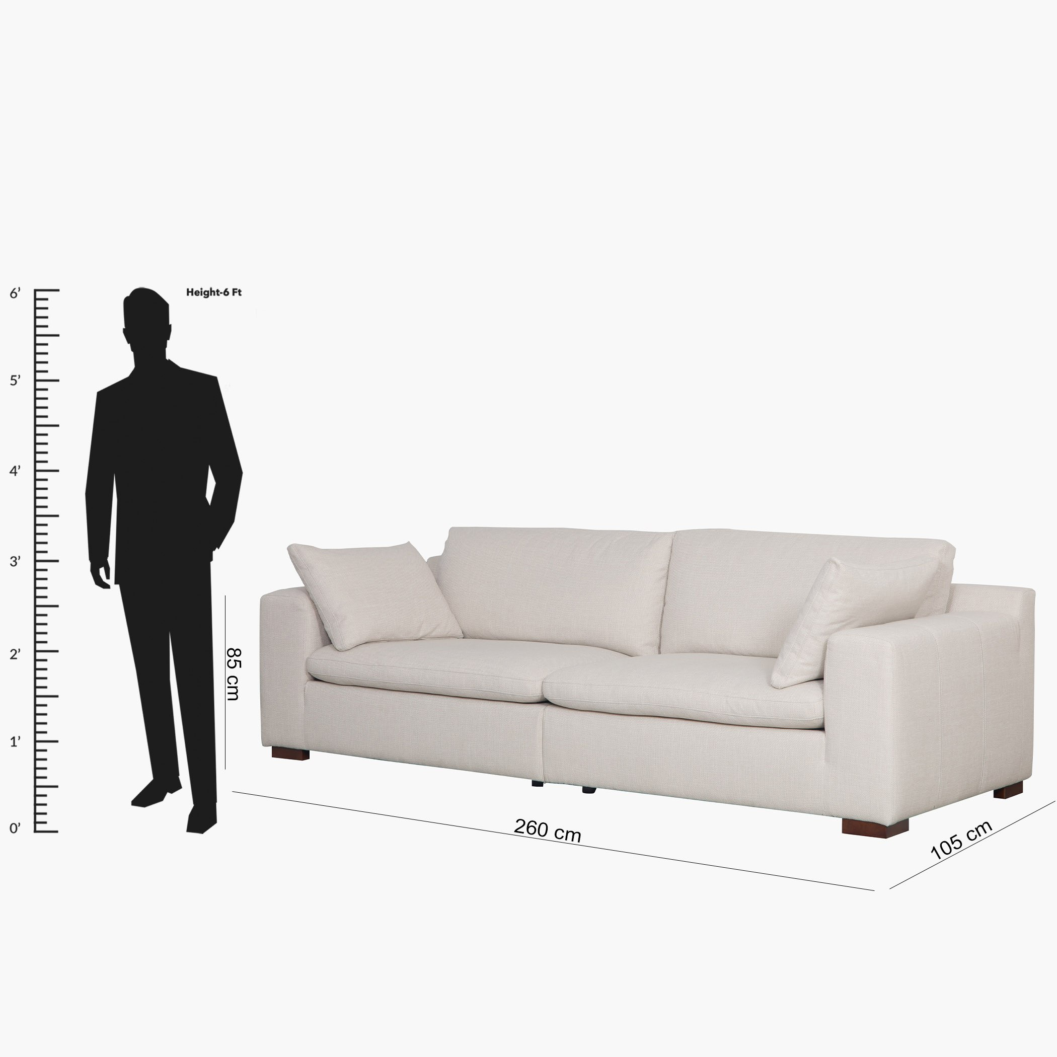 كنبة قماش 4 أشخاص مع وسادتين للذراع من فيكتوريا-hbxlivingroom-sofasandarmchairs-sofas-image-12