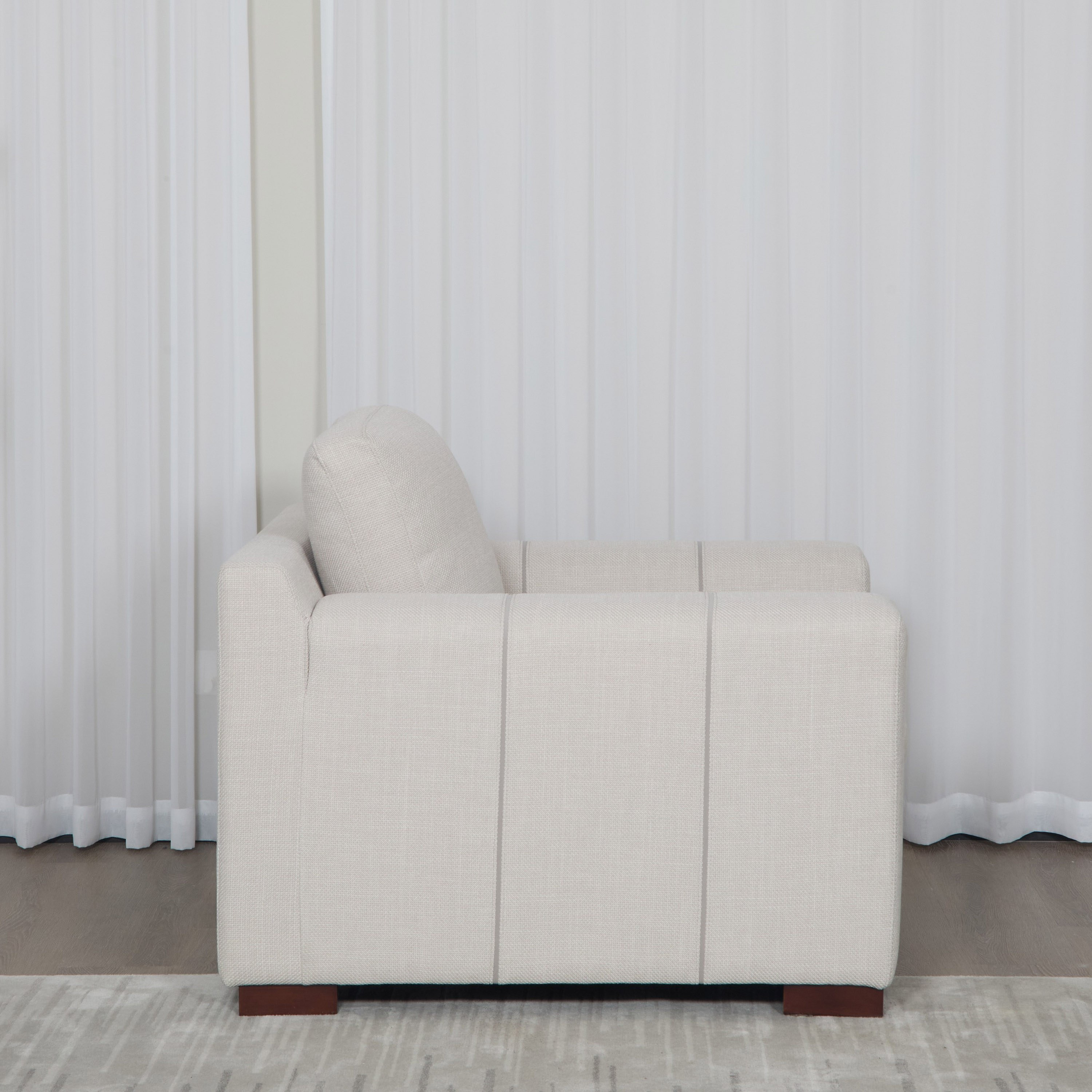Victoria Fabric Armchair Sofa with 2 Arm Pillows-hbxlivingroom-sofasandarmchairs-sofas-image-3