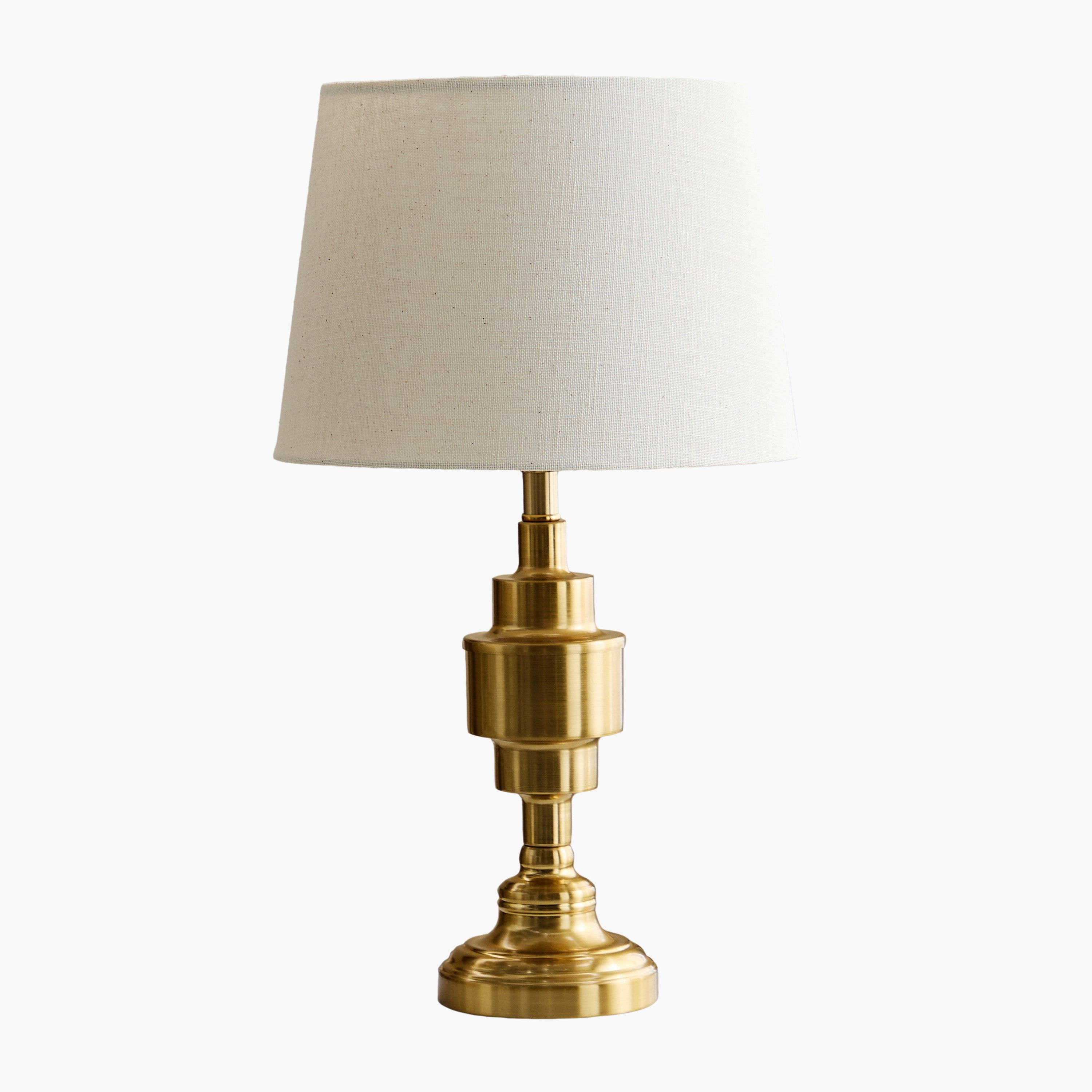مصباح طاولة معدن بغطاء من الكتّان من رولينز كاسكي - 28×50 سم-PROMO_HB_AE_B1G1_250925-image-5