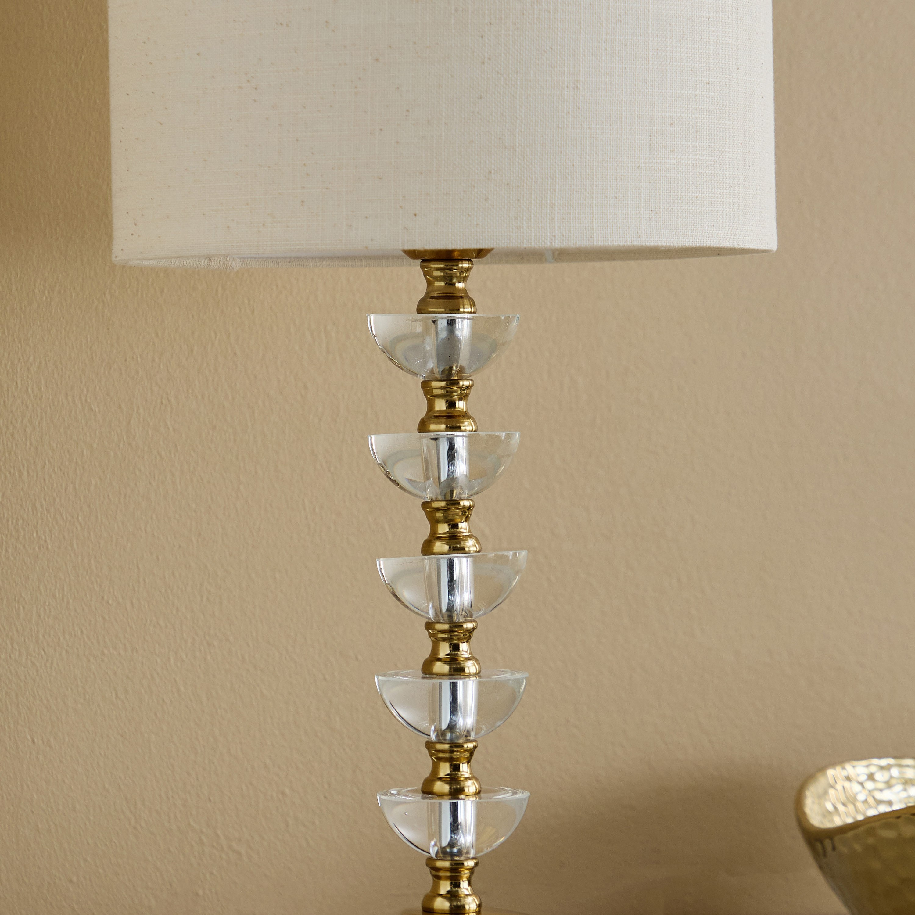 مصباح طاولة معدن بغطاء كتّان من رولينز كاسكي - 25x50 سم-PROMO_HB_AE_B1G1_250925-image-3